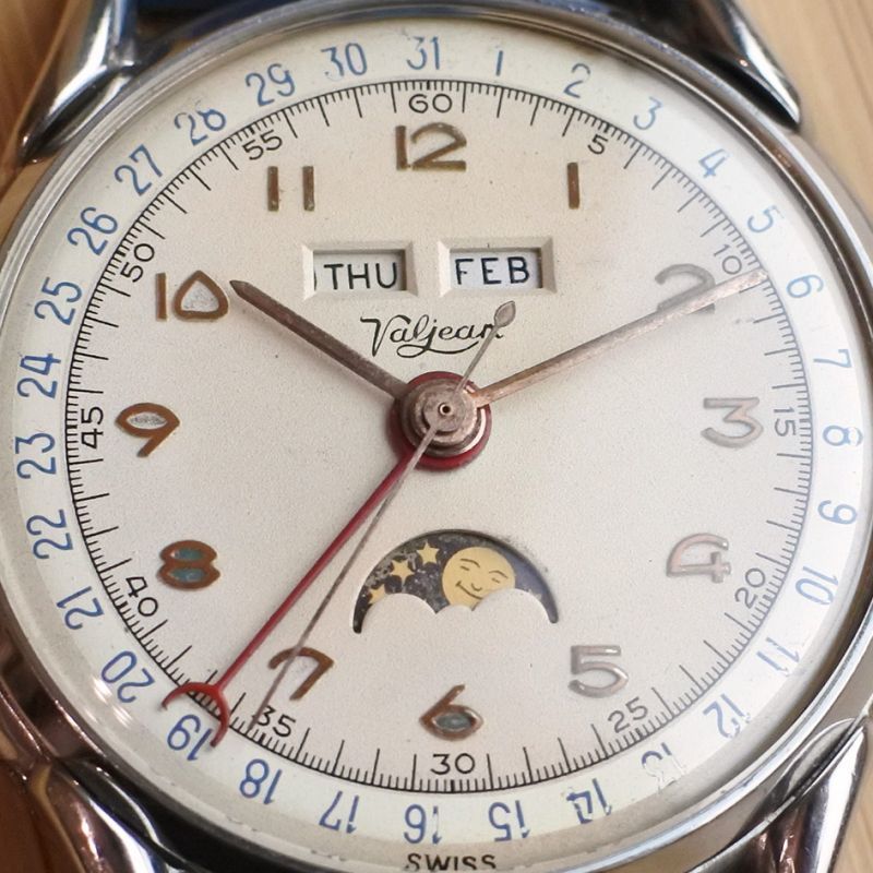 VALJEAN TRIPLE CALENDAR MOONPHASE