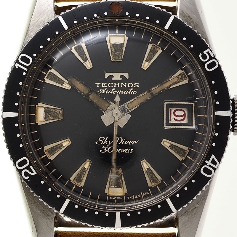 TECHNOS Sky Diver Count Down Bezel