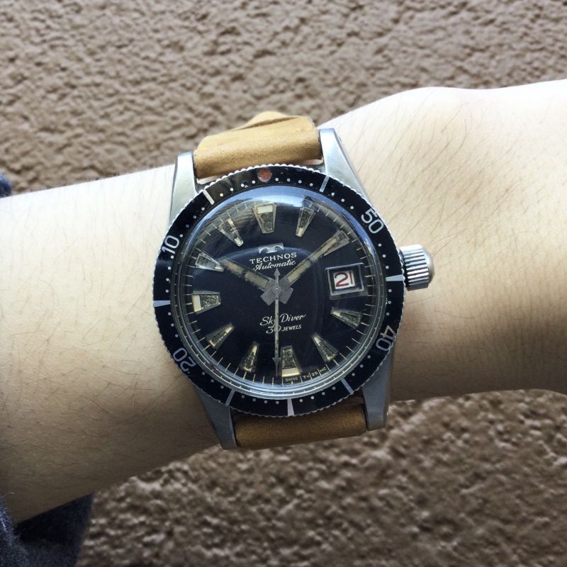 TECHNOS Sky Diver Count Down Bezel