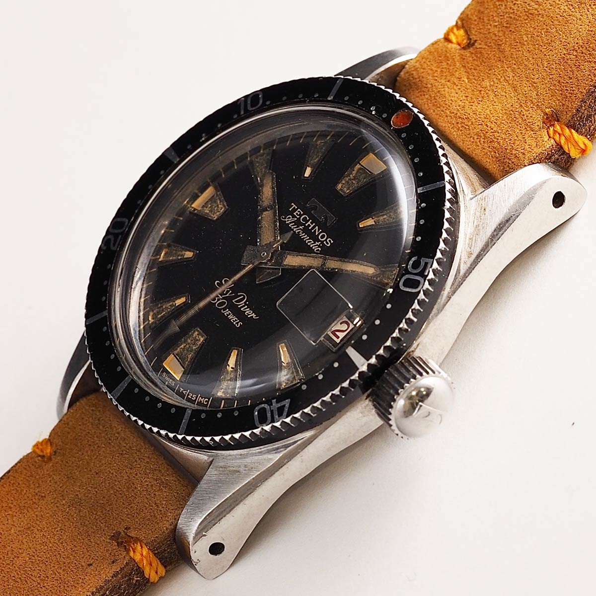 TECHNOS Sky Diver Count Down Bezel