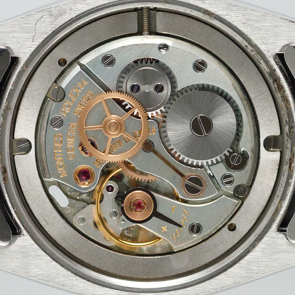 ROLEX OYSTERDATE Ref.6694 Black Gilt Dial