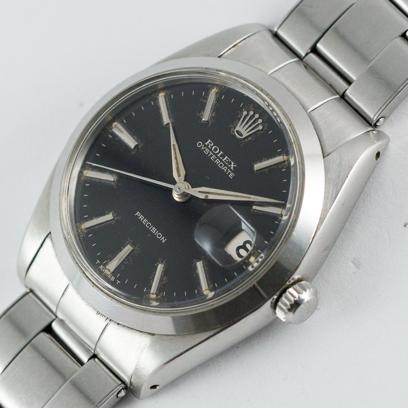 ROLEX オイスターデイト 6694 手巻き リベットブレス デベソバックル