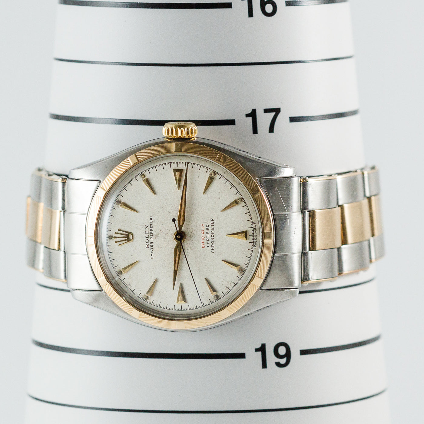 ROLEX BUBBLE BACK Ref.6085 – TIMEANAGRAM