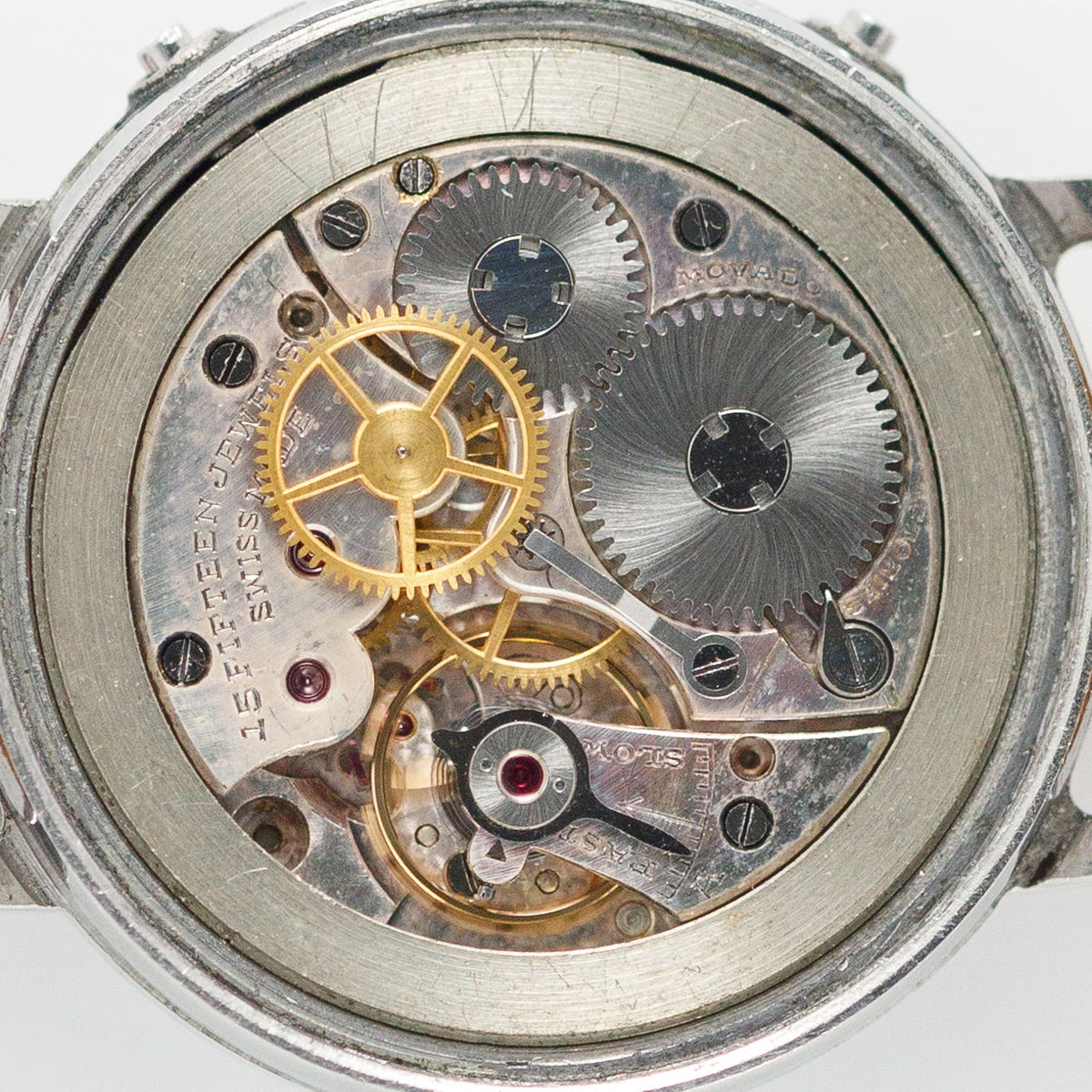 MOVADO Ref.14819 Triple Calendar Step Bezel