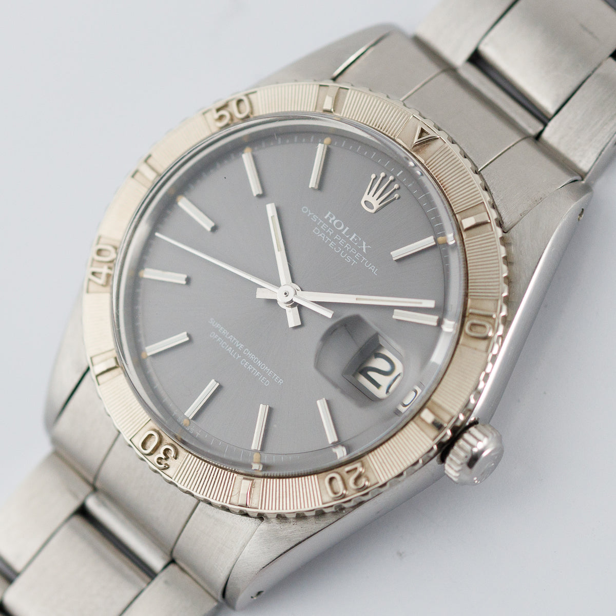 ROLEX DATEJUST Ref.1625 Thunder Bird Gray Dial