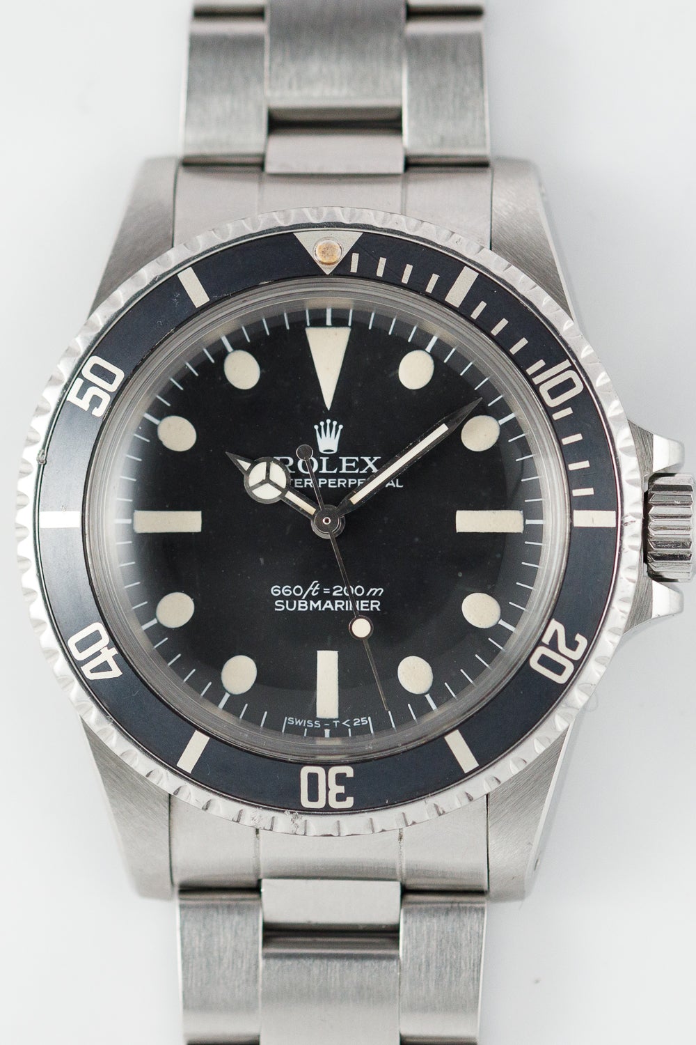 ROLEX SUBMARINER Ref.5513 Pre Comex Fat Font Insert