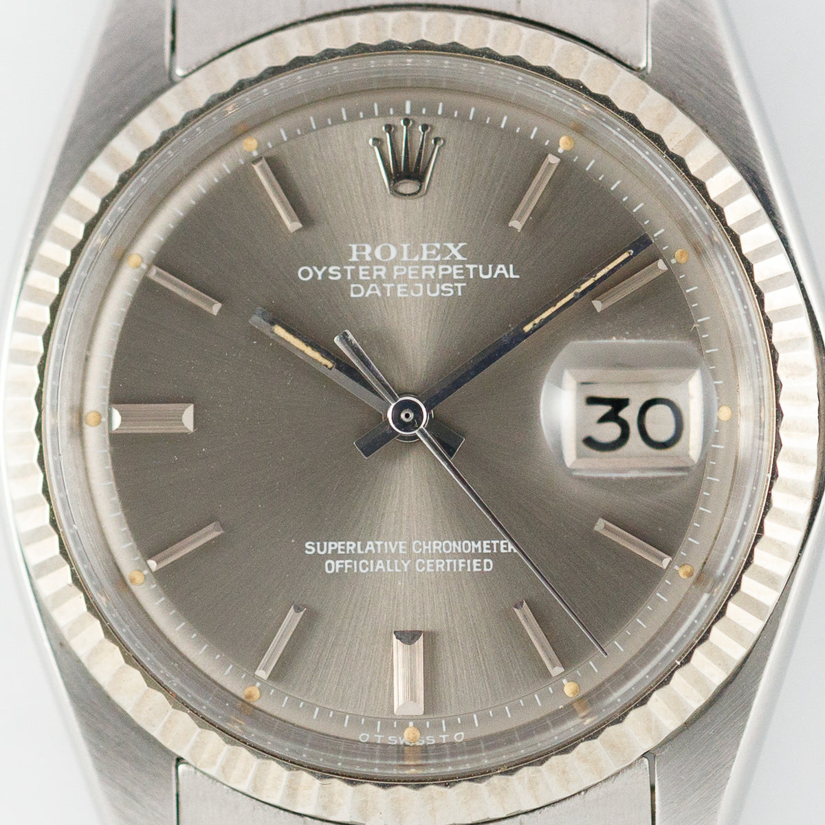 ROLEX DATEJUST REF.1601  σ dial Londn sky