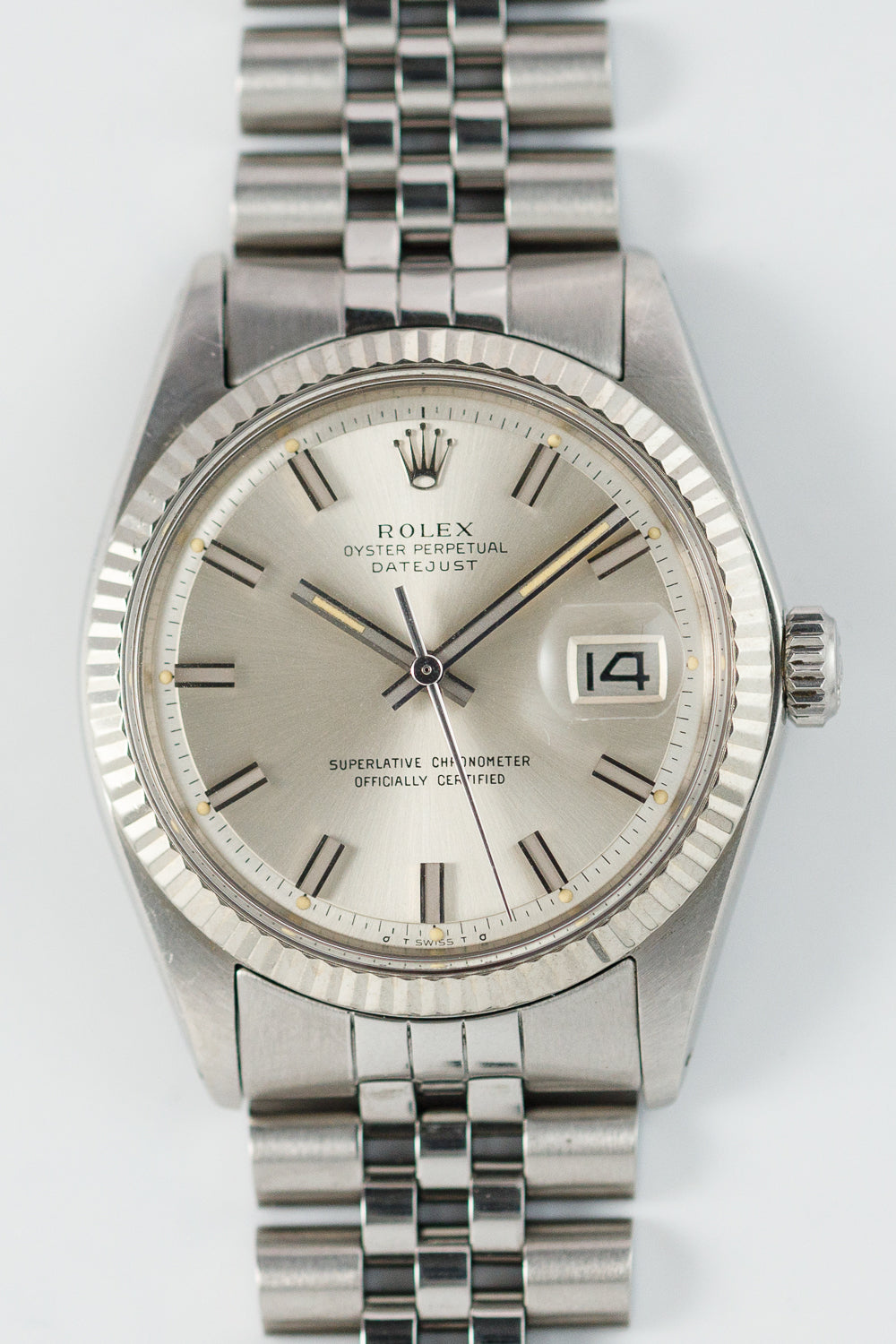 ROLEX DATEJUST REF.1601 Wide Boy – TIMEANAGRAM