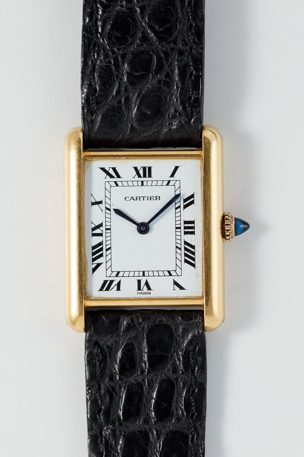 CARTIER LM TANK LC Ref.78086 Paris Dial Old Cabochon Crown