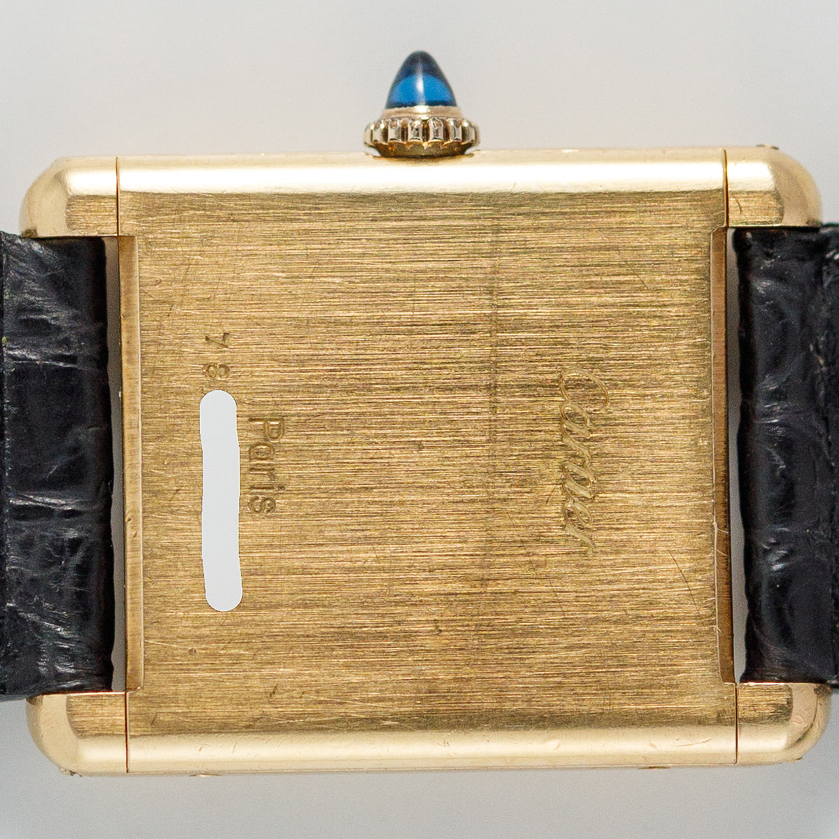 CARTIER LM TANK LC Ref.78086 Paris Dial Old Cabochon Crown