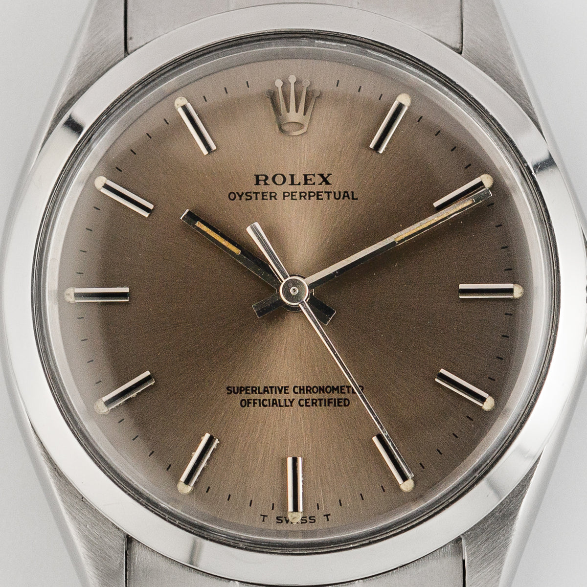 ROLEX OYSTER PERPETUAL Ref.1002 Brown Color Dial