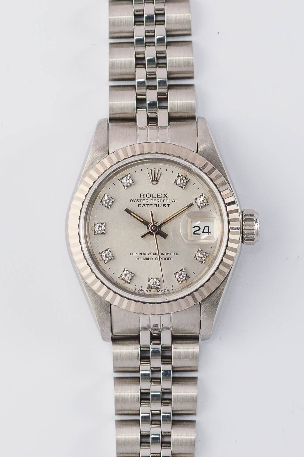 ROLEX DATEJUST REF.69174G 10 Points Diamond