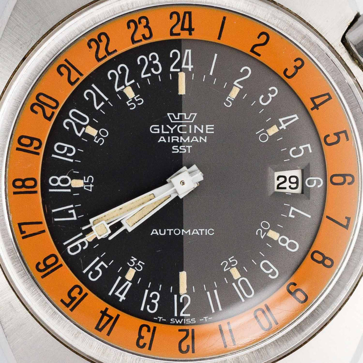 GLYCINE Airman SST Ref.323 1219 Pumpkin