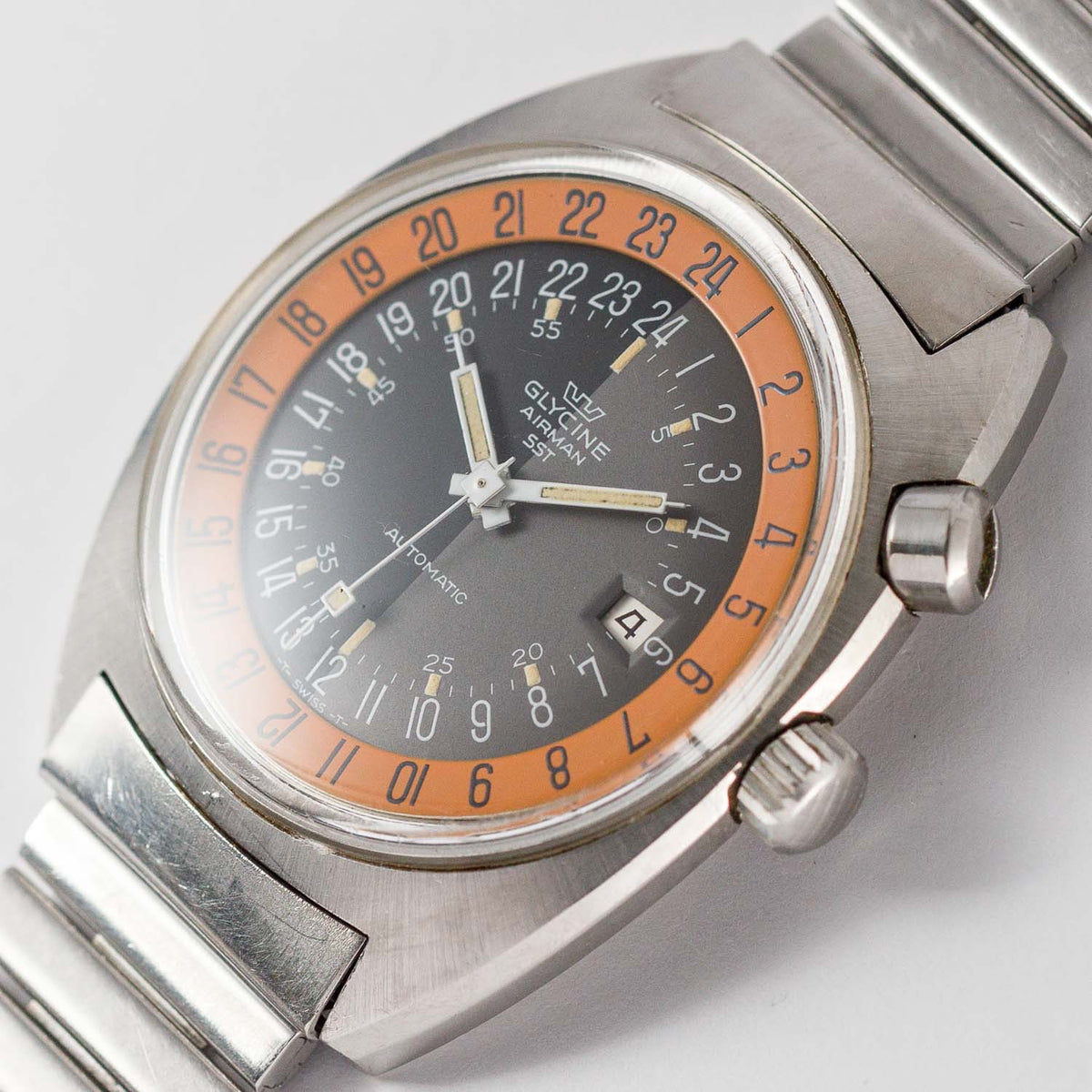 GLYCINE Airman SST Ref.323 1219 Pumpkin