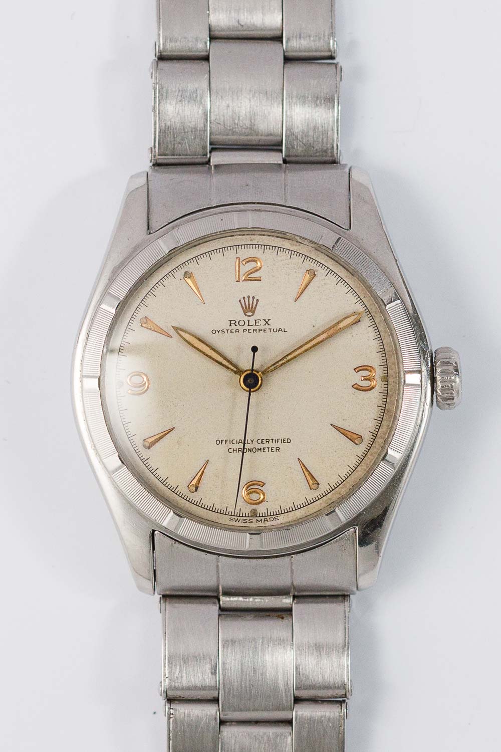 ROLEX Semi Bubble back ref.6107 Super Oyster Case