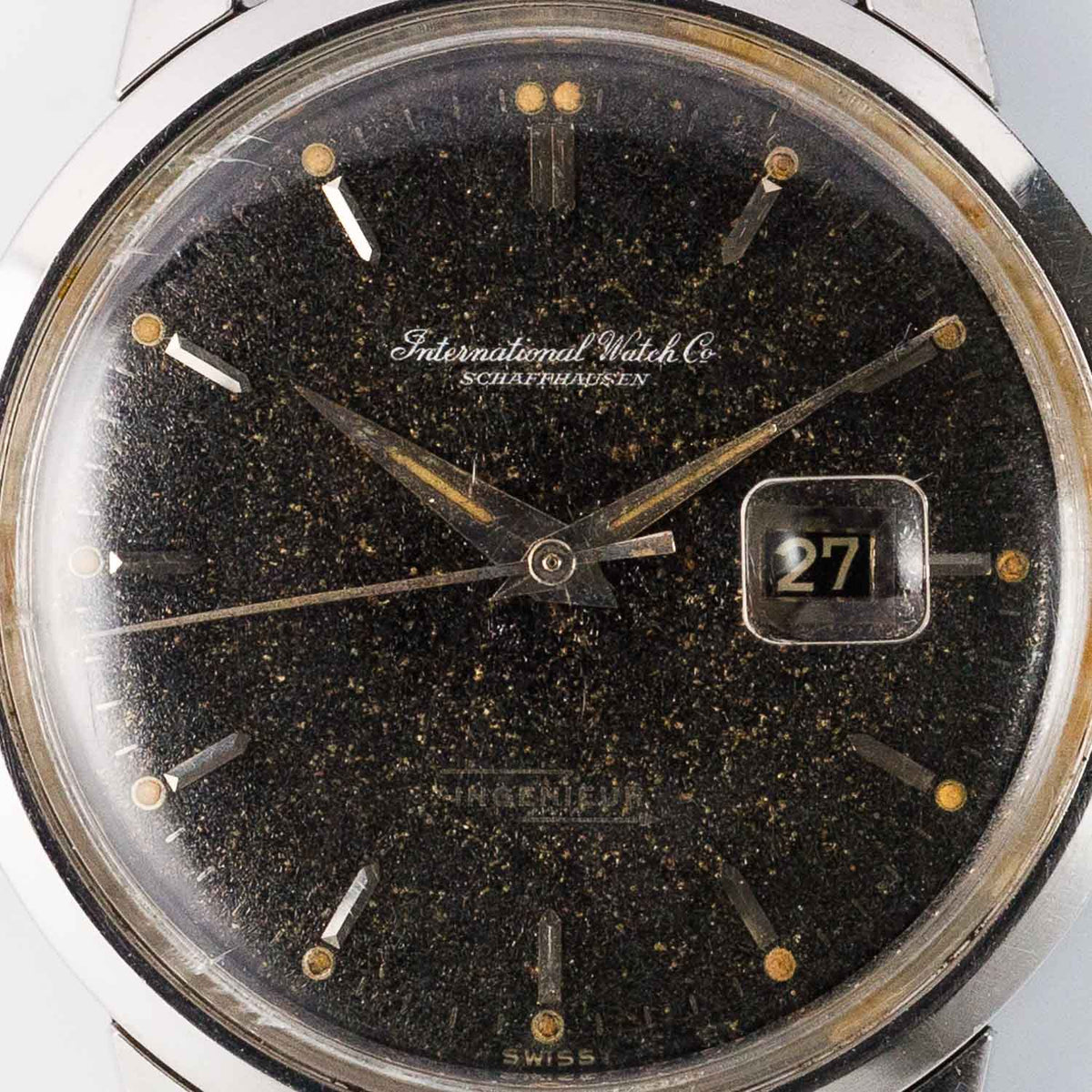IWC INGENIEUR Ref.666 Black Gilt Dial