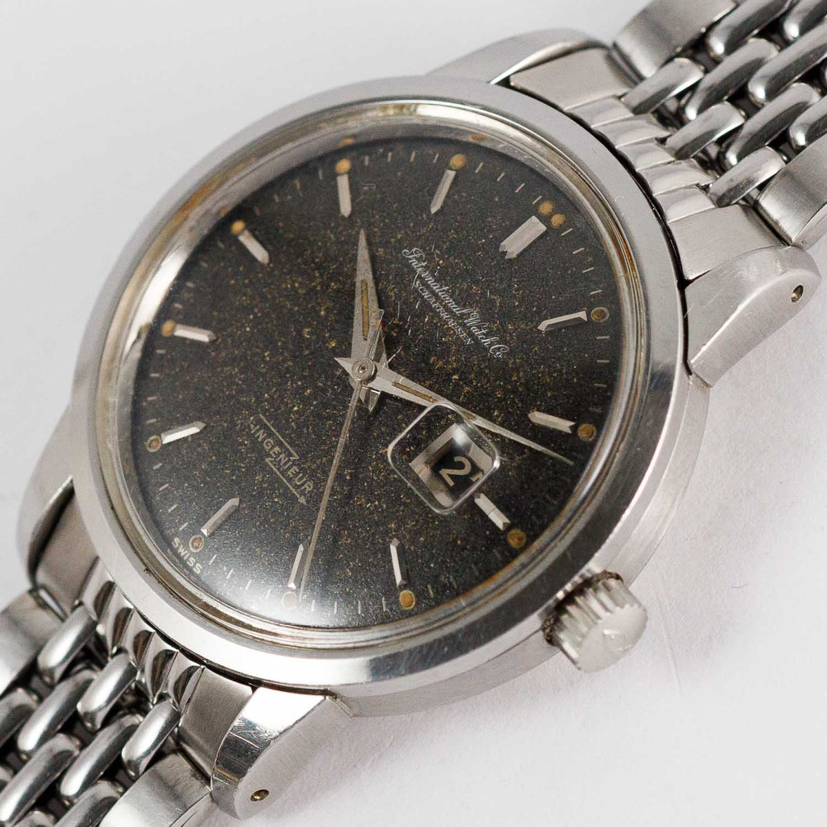 IWC INGENIEUR Ref.666 Black Gilt Dial