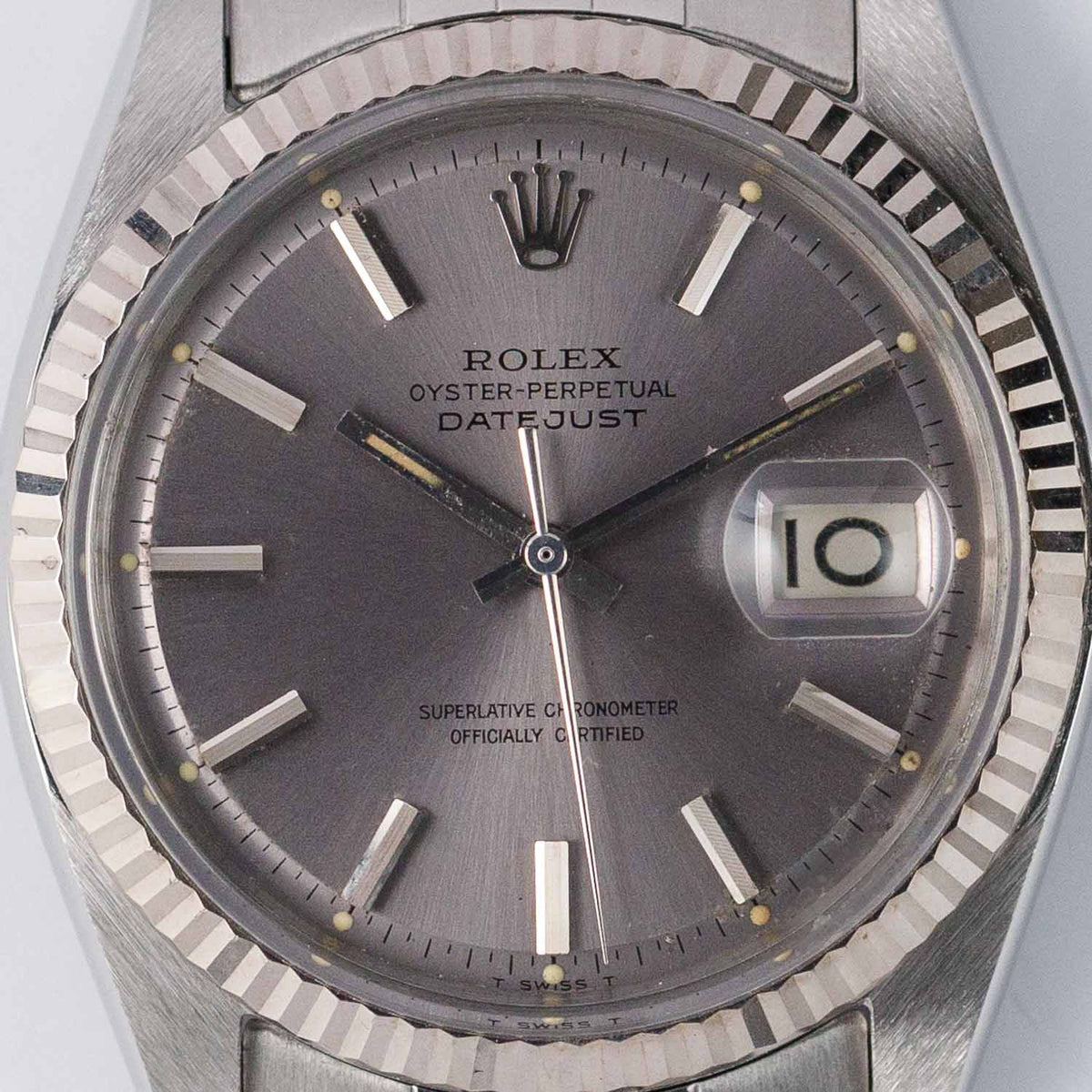 ROLEX DATEJUST Ref.1601 Gray Color Dial