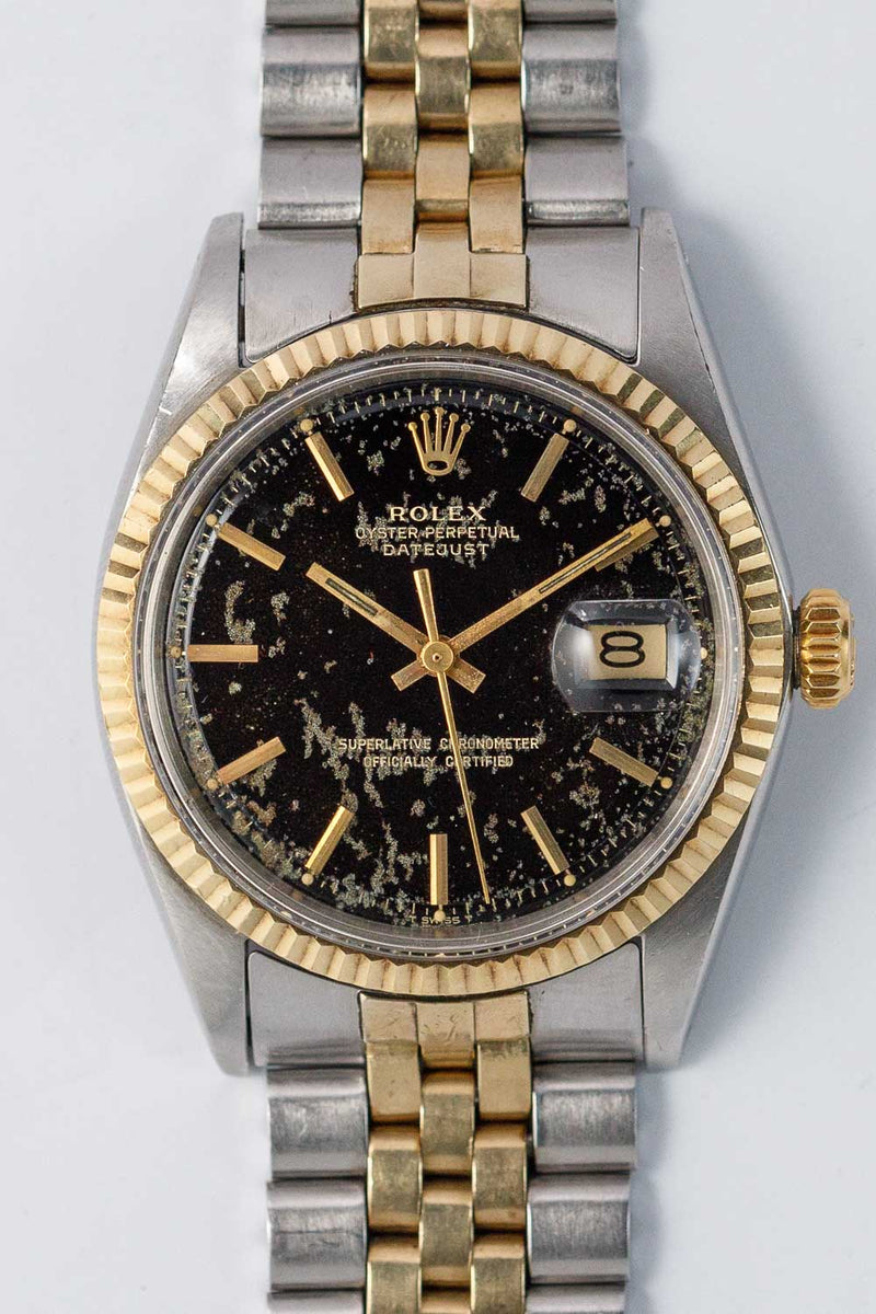 ROLEX DATEJUST Ref.1601 Black Gilt Dial