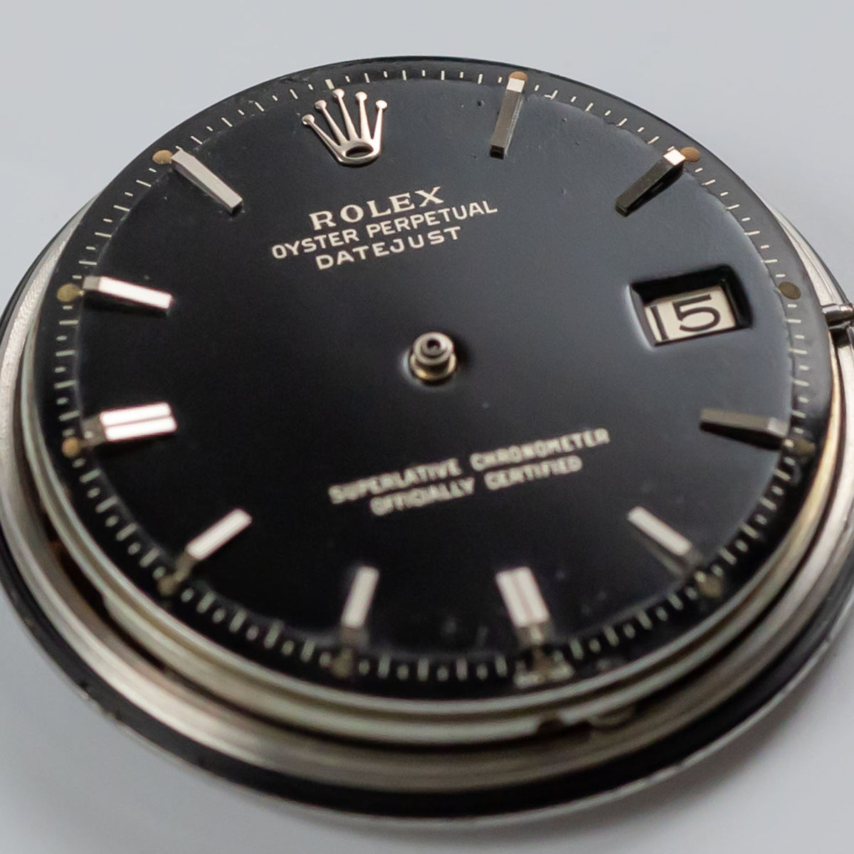 ROLEX DATEJUST Ref.1601 Black Gilt Dial