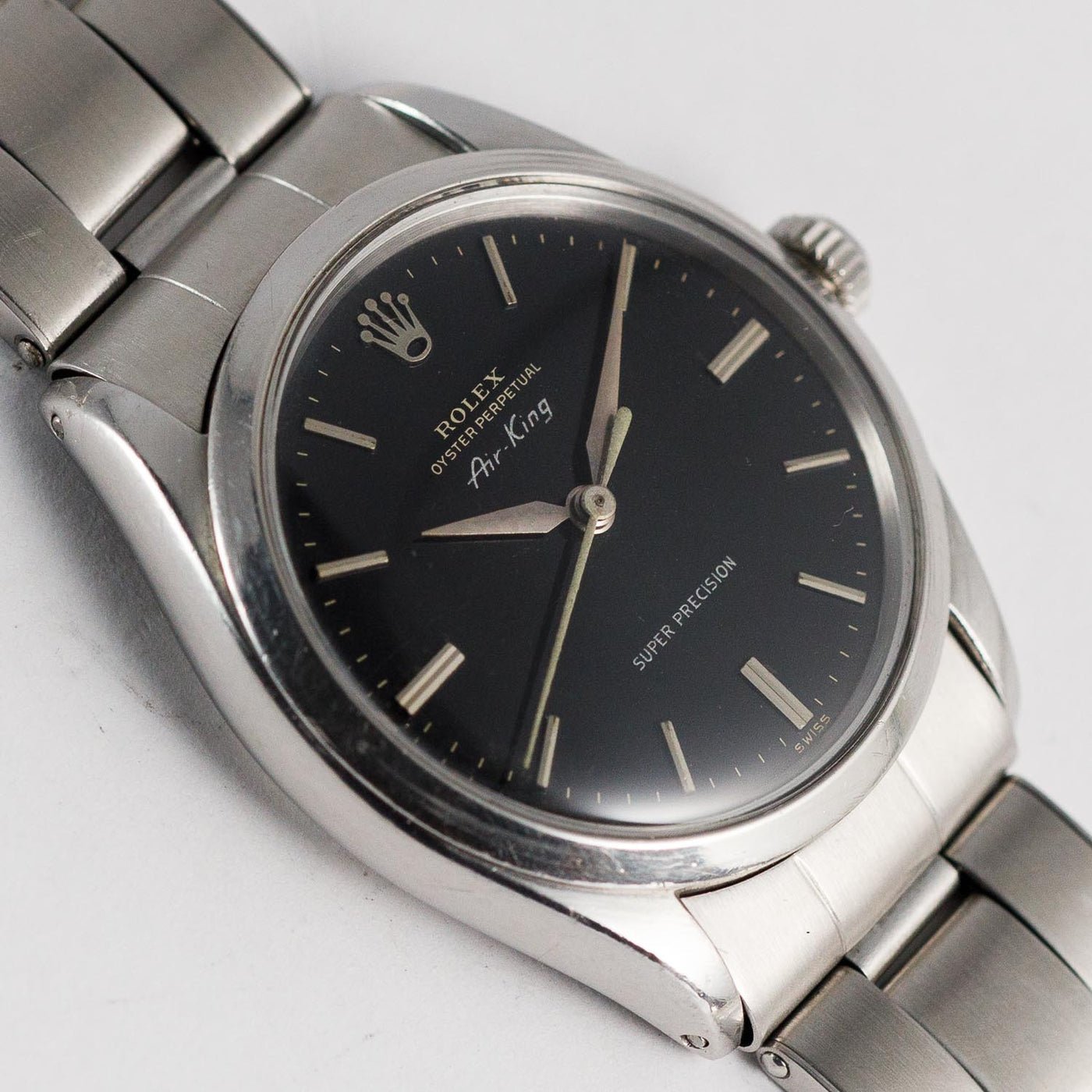 ROLEX Air-King Ref.5500 Black Glit Dial – TIMEANAGRAM