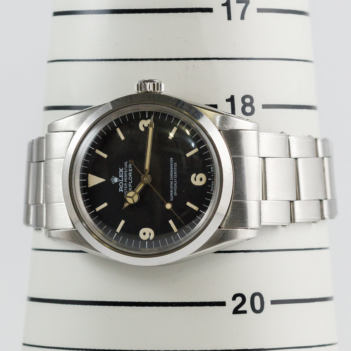 ROLEX EXPLORER Ref.1016 MK1 Fat Font Frog Leg