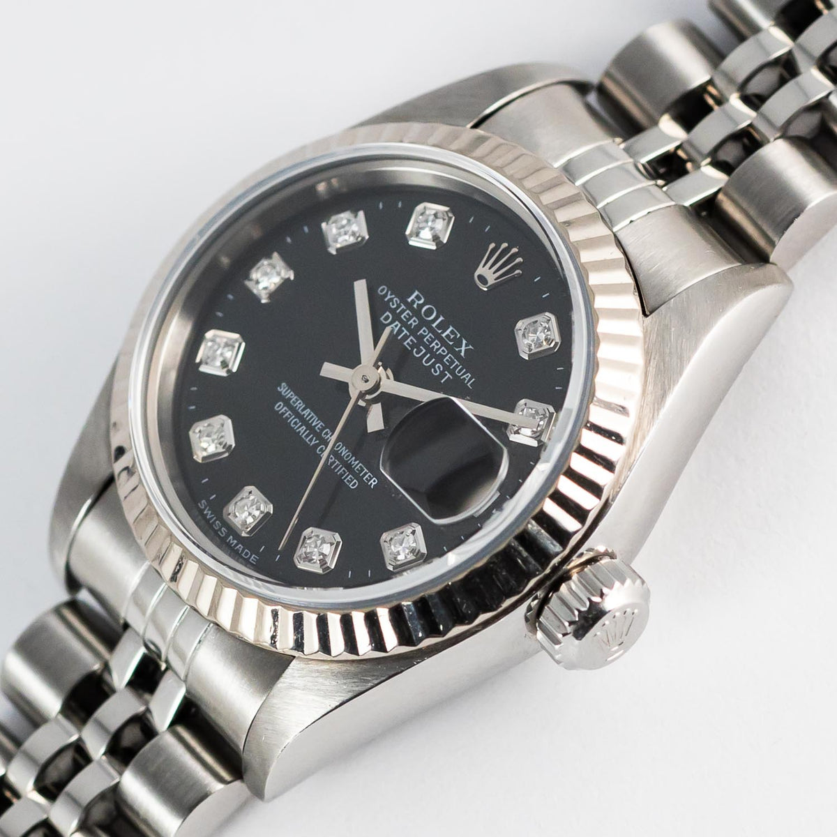 ROLEX DATEJUST Ref.69174G 10 Points Diamond