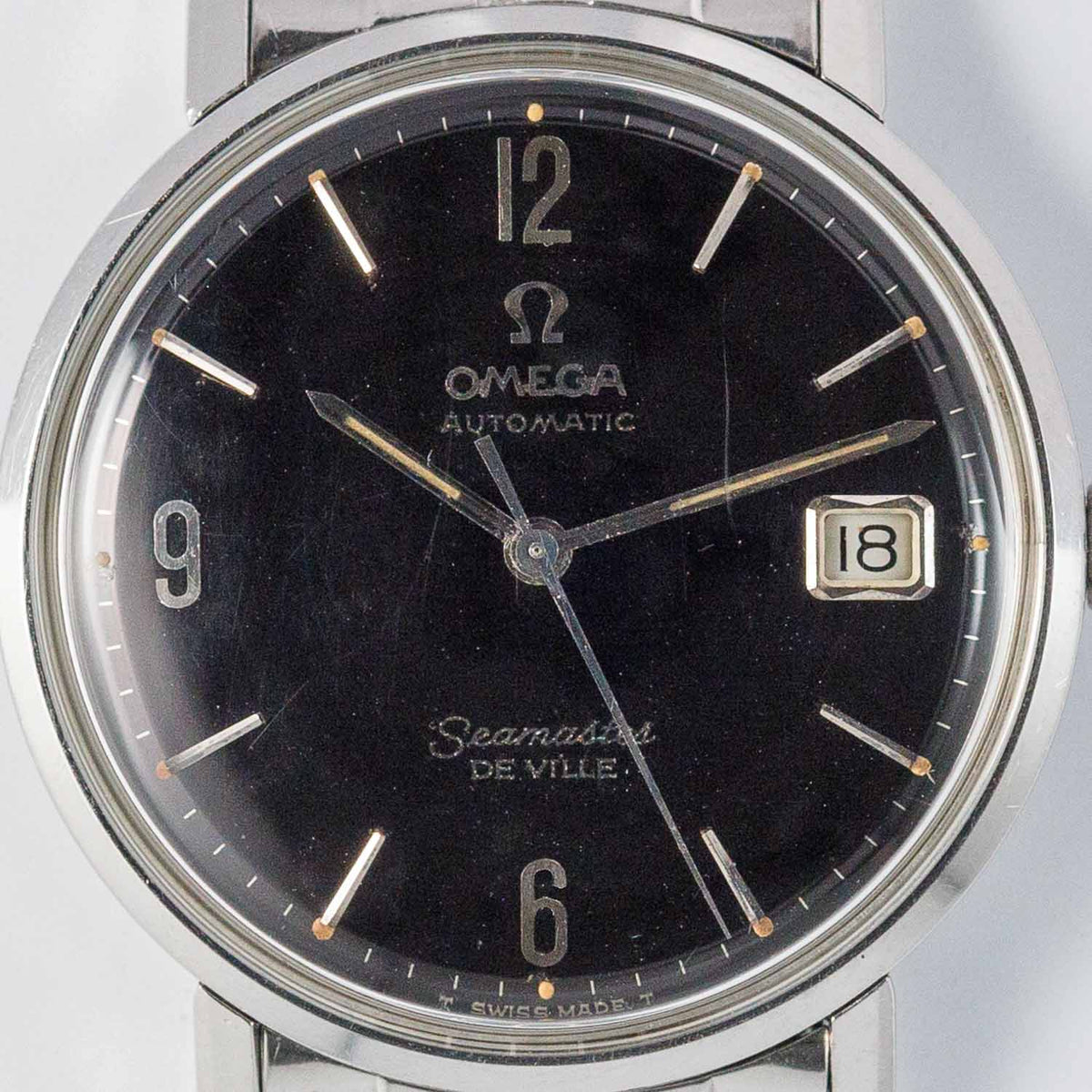 OMEGA Ref.166.020 Glossy Black Gilt Dial