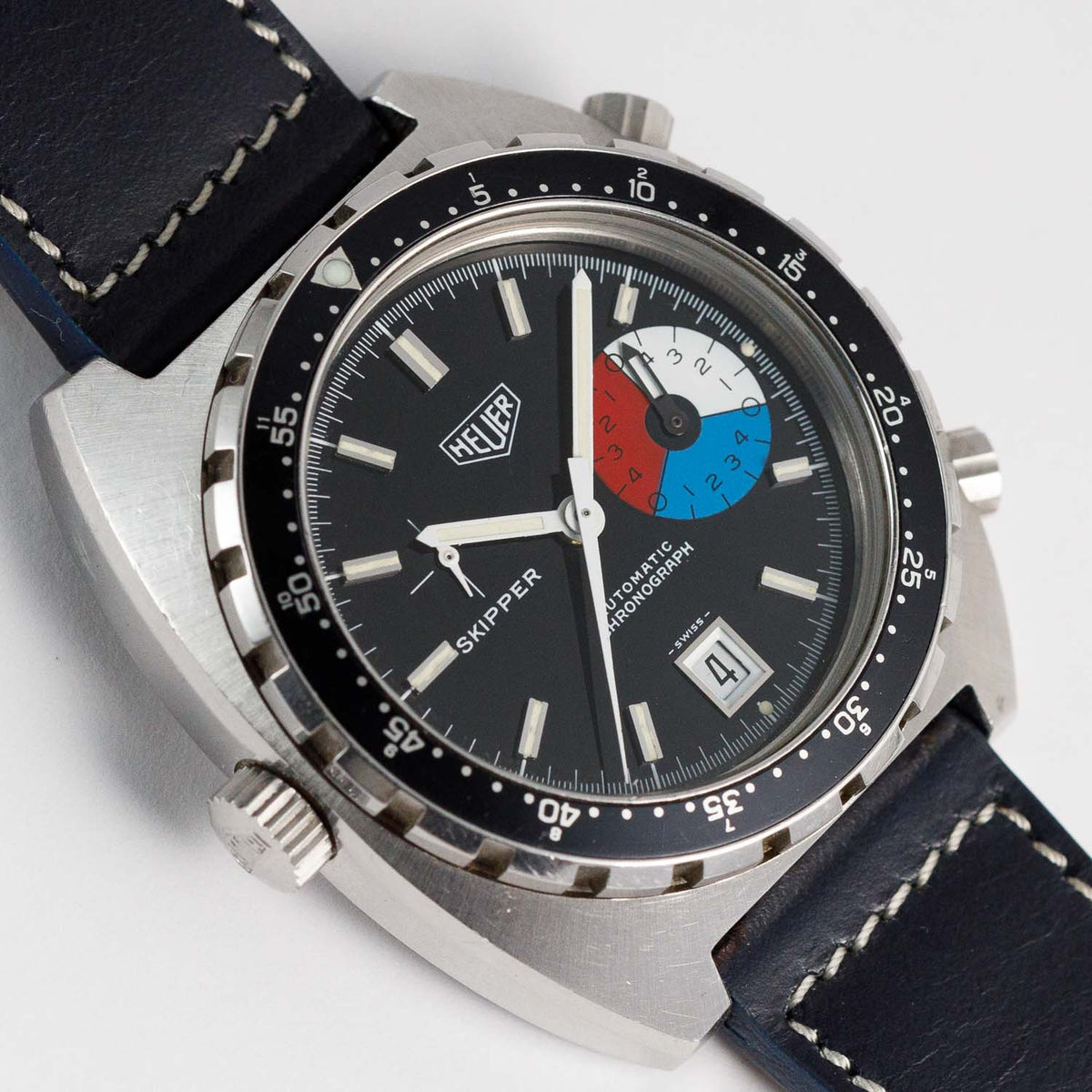 HEUER SKIPPER Ref.15640 AUTAVIA CASE
