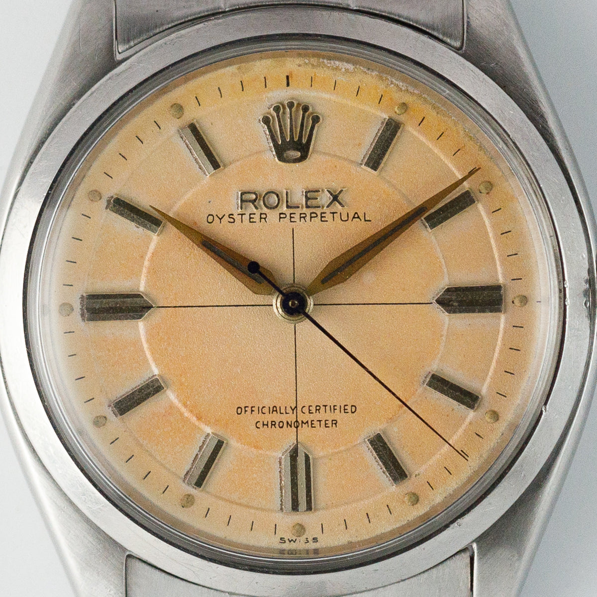 ROLEX OYSTER PERPETUAL Ref.6564 Pie Pan Sector Dial
