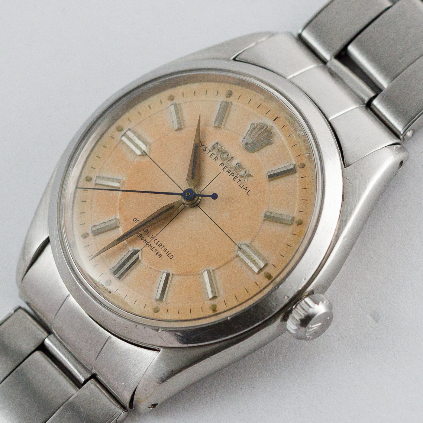 ROLEX OYSTER PERPETUAL Ref.6564 Pie Pan Sector Dial