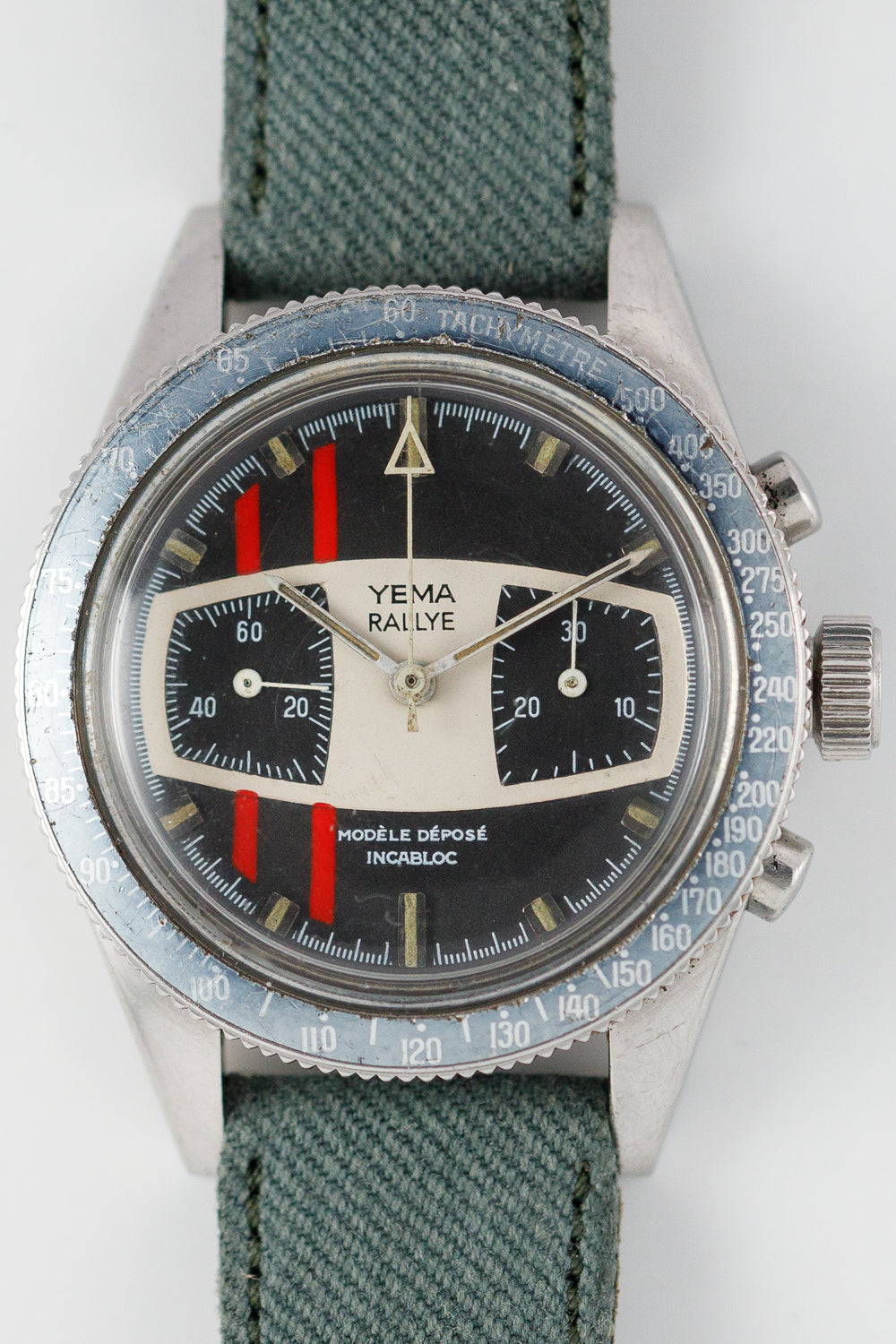 YEMA RALLYE Ref.9312 No Date Ghost Bezel MARIO ANDRETTI