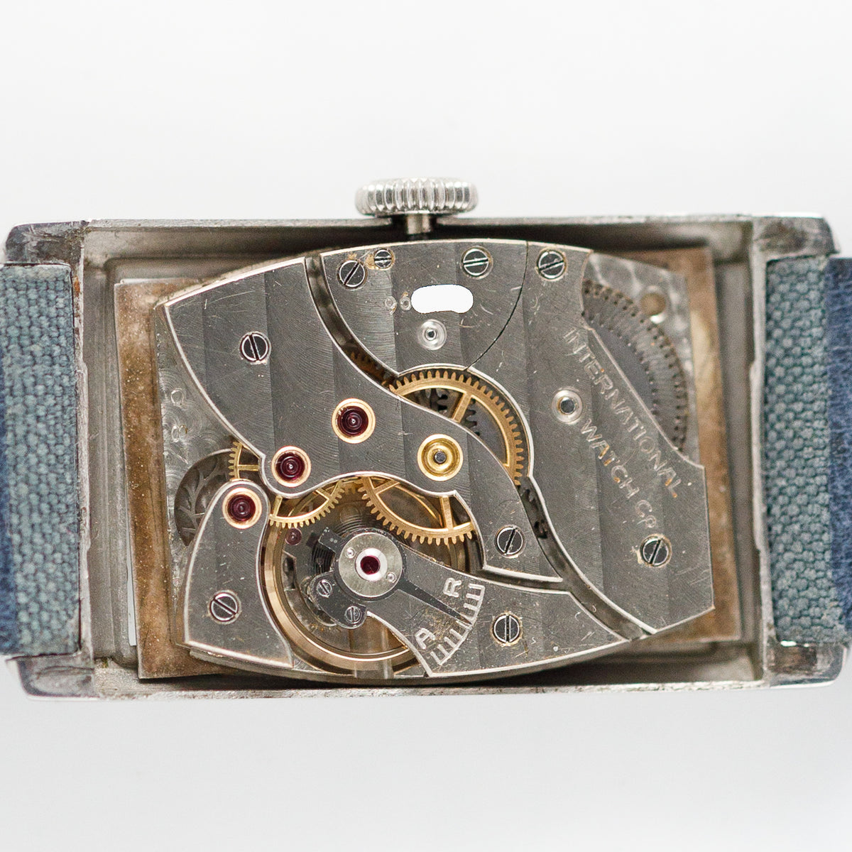 IWC  Rectangle  Cal.87  Cats Eye Logo