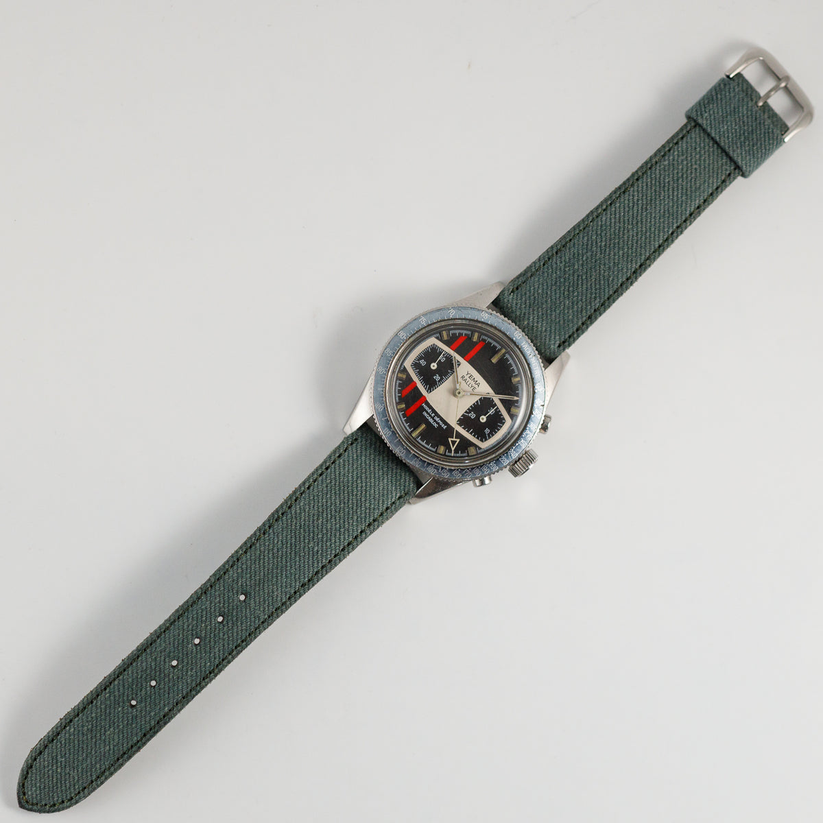 YEMA RALLYE Ref.9312 No Date Ghost Bezel MARIO ANDRETTI