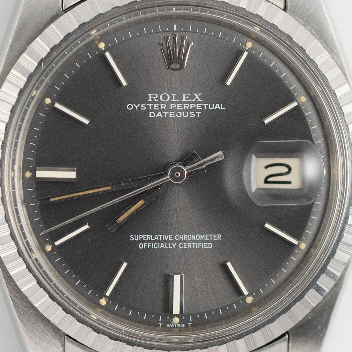 ROLEX DATEJUST REF.1603 GRAY Dial