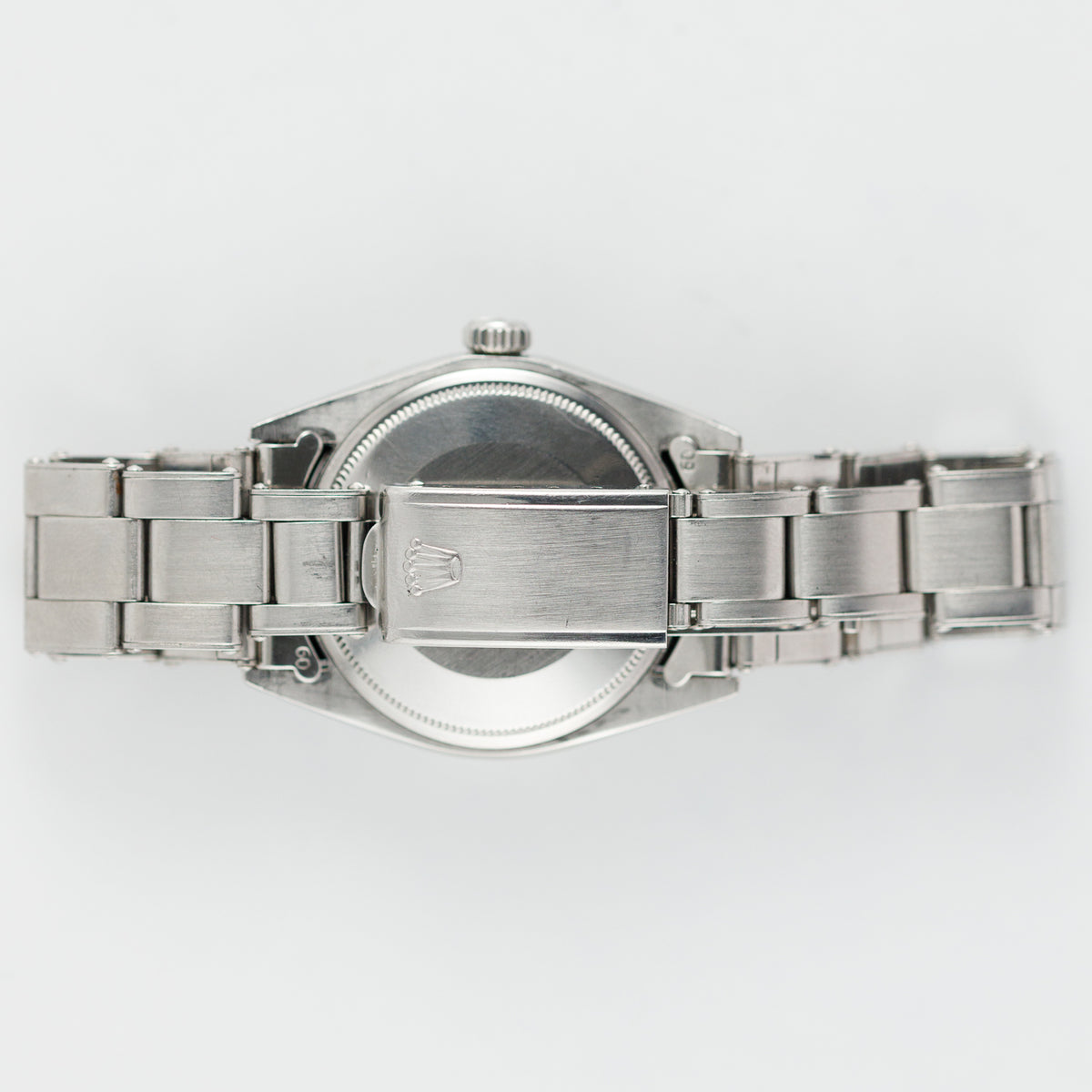 ROLEX OYSTER PERPETUAL DATE Ref.1500 Black Gilt Patina Dial