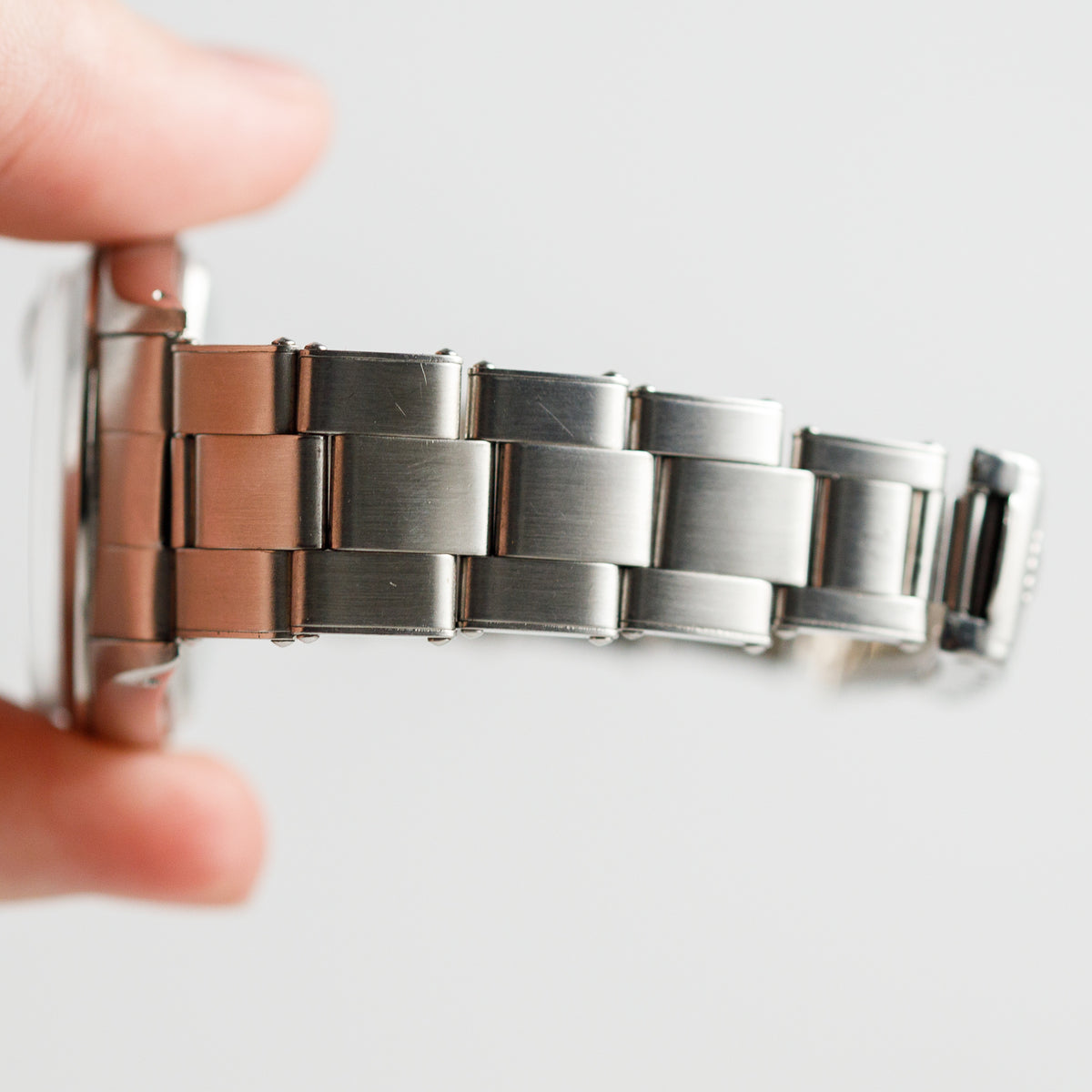 ROLEX OYSTER PERPETUAL DATE Ref.1500 Black Gilt Patina Dial