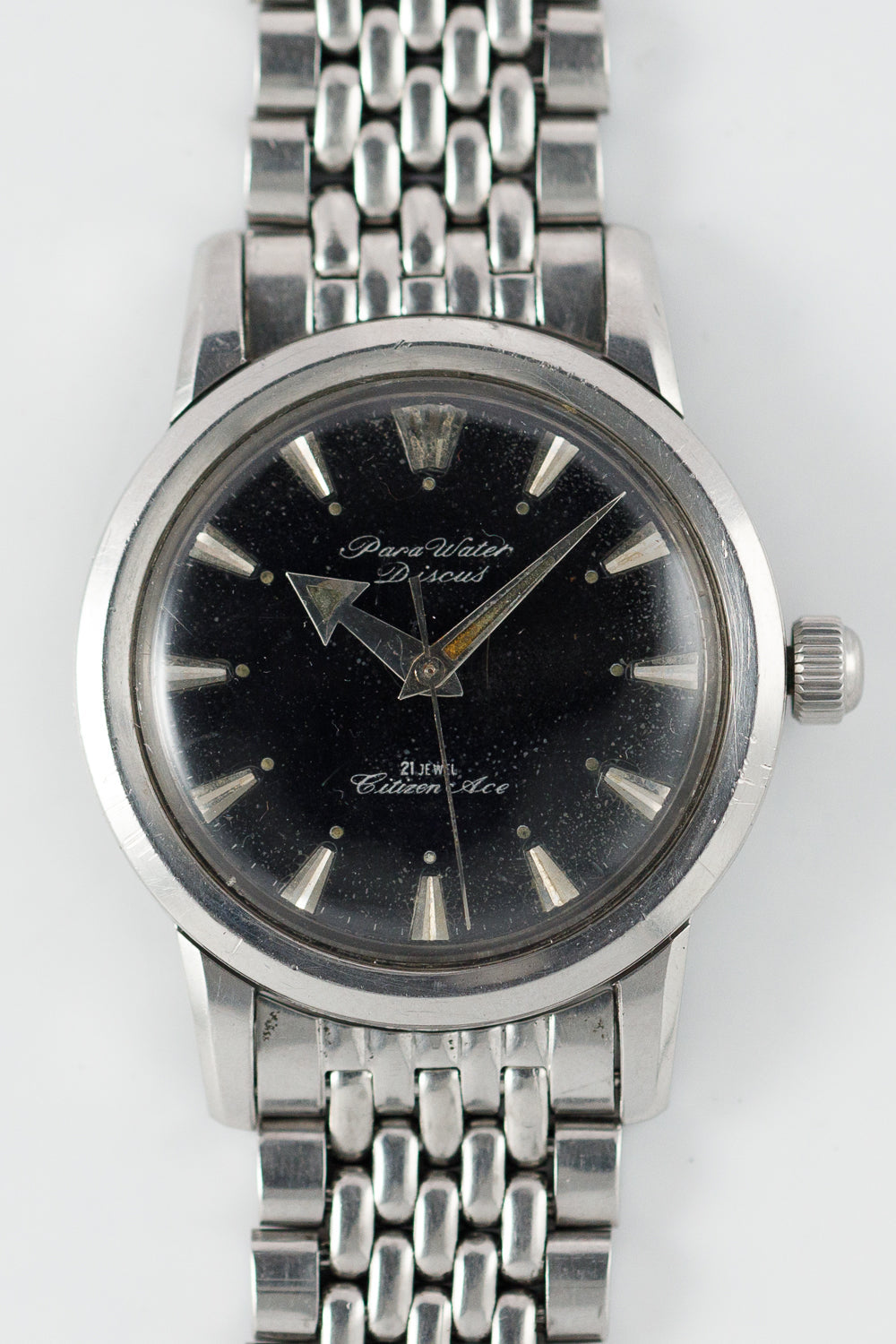 CITIZEN ACE Discuse Black Mirror Dial