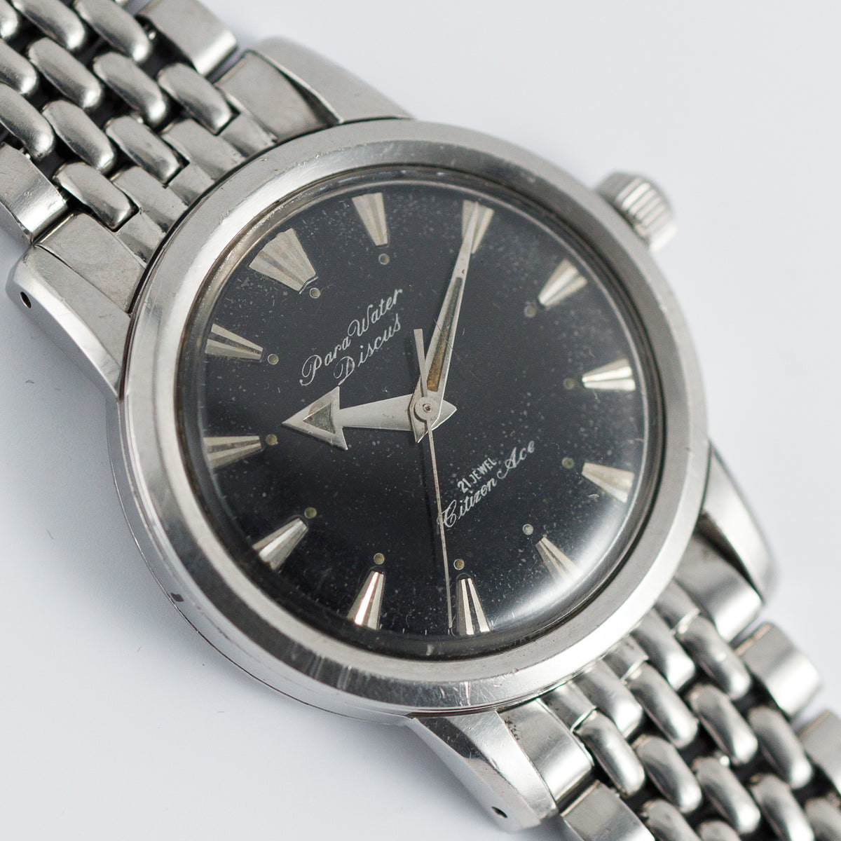 CITIZEN ACE Discuse Black Mirror Dial