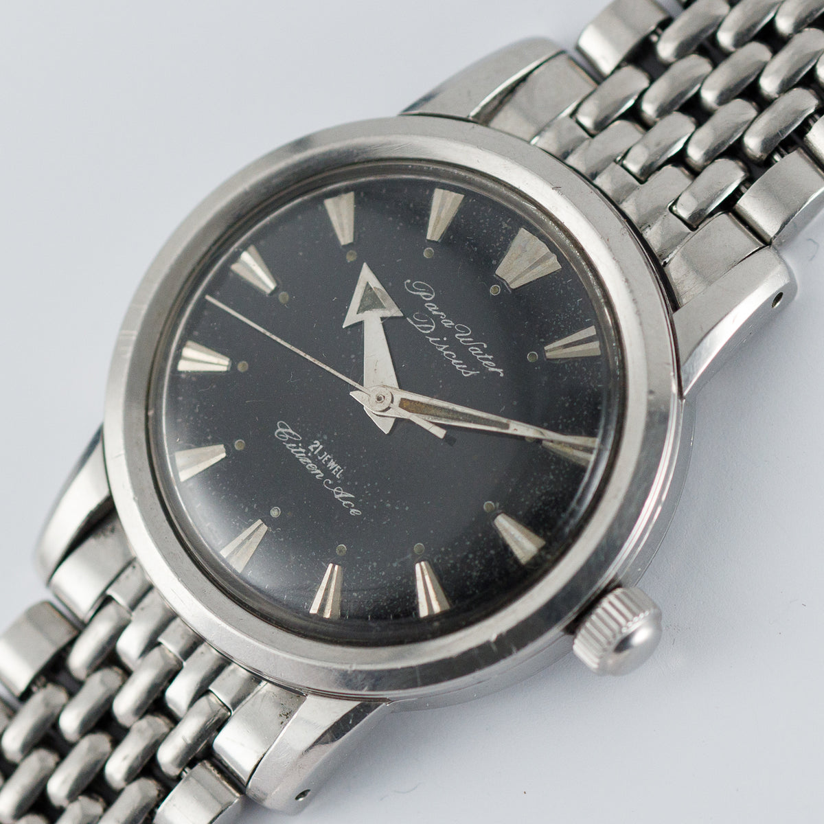 CITIZEN ACE Discuse Black Mirror Dial