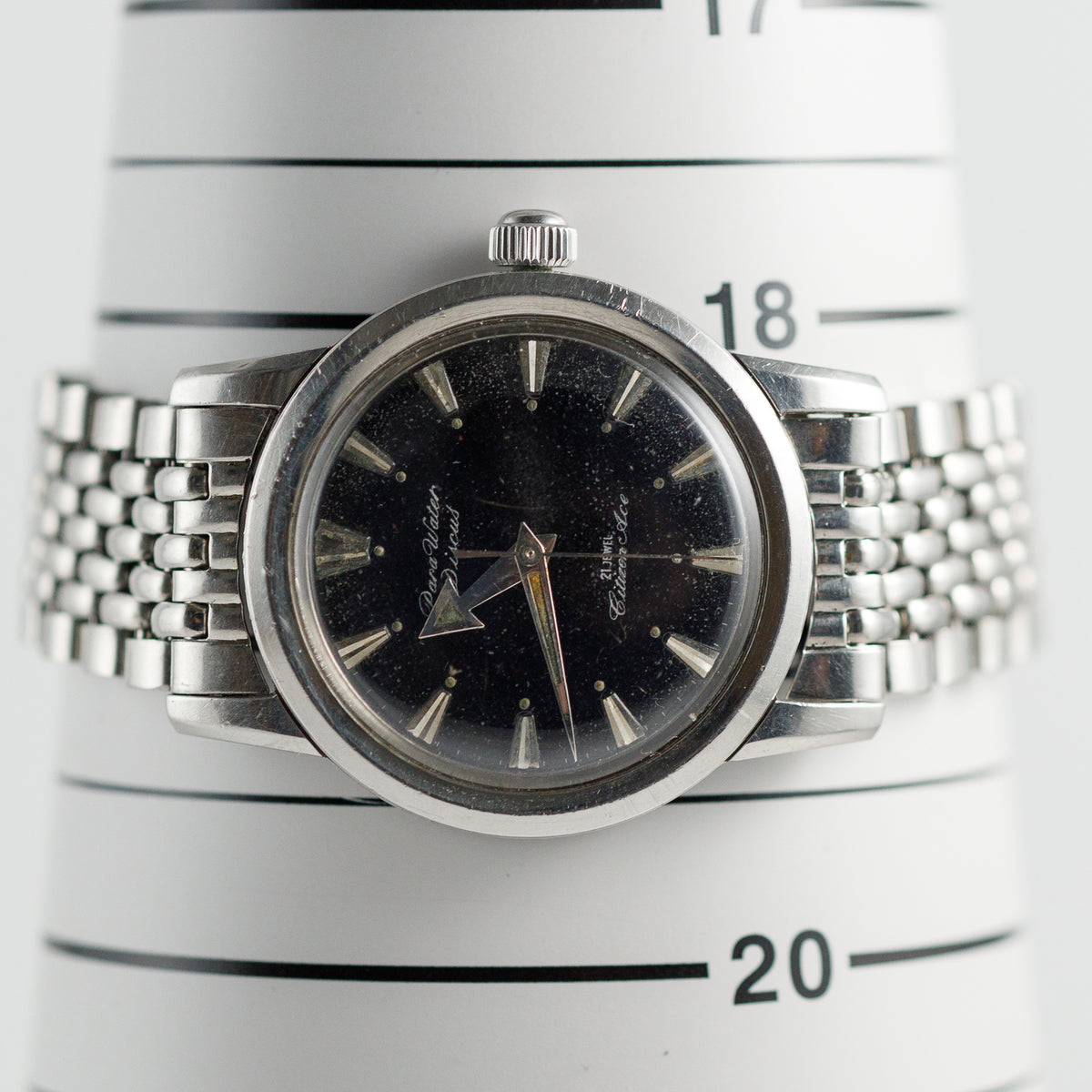 CITIZEN ACE Discuse Black Mirror Dial