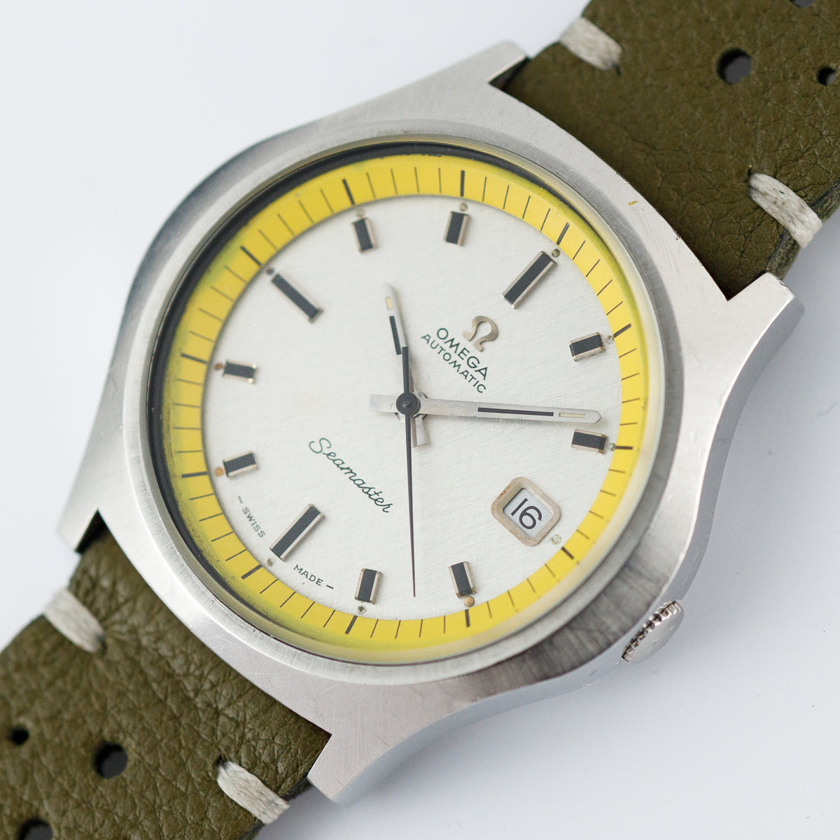 OMEGA Seamaster Ref.166.066 Big Yellow Linen Dial