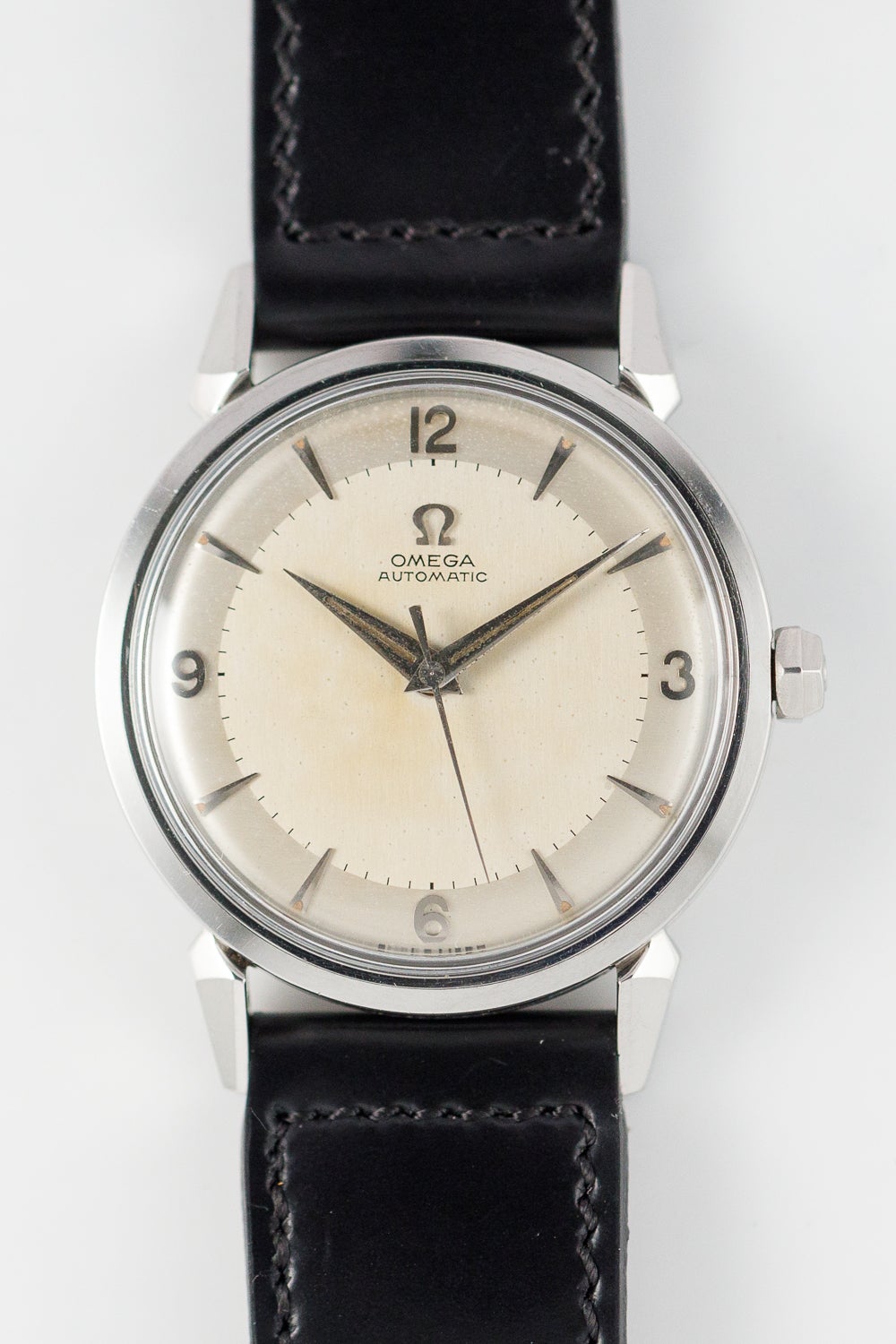OMEGA Ref.2832 Two-Tone Dial 12,3,6,9 Index Rare Lugs