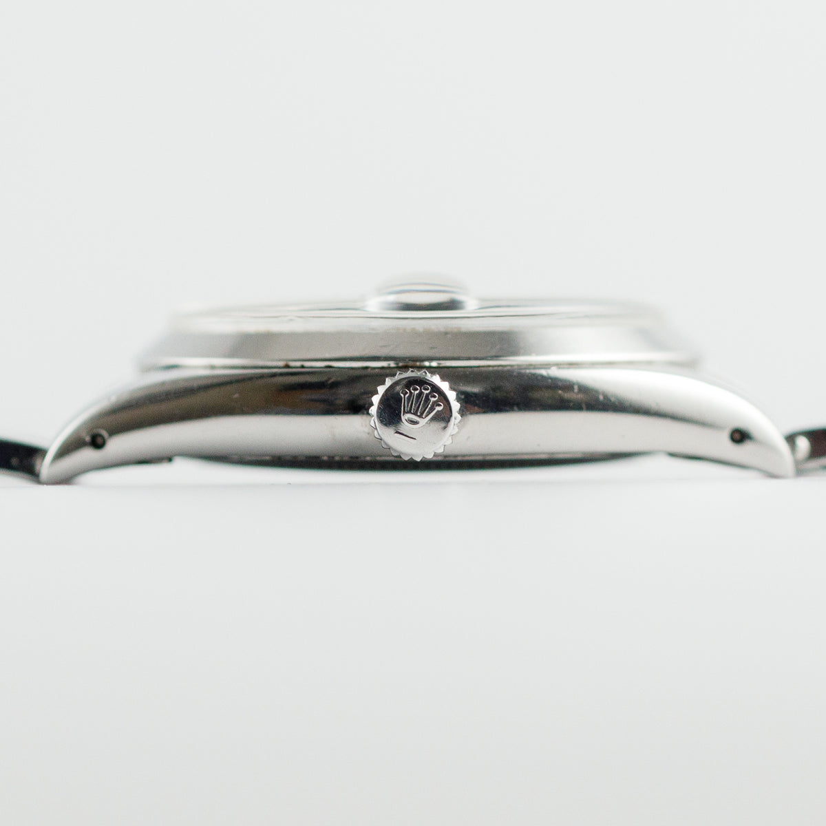 ROLEX OYSTERDATE Ref.6494 Black Gilt Dial Roulette Date