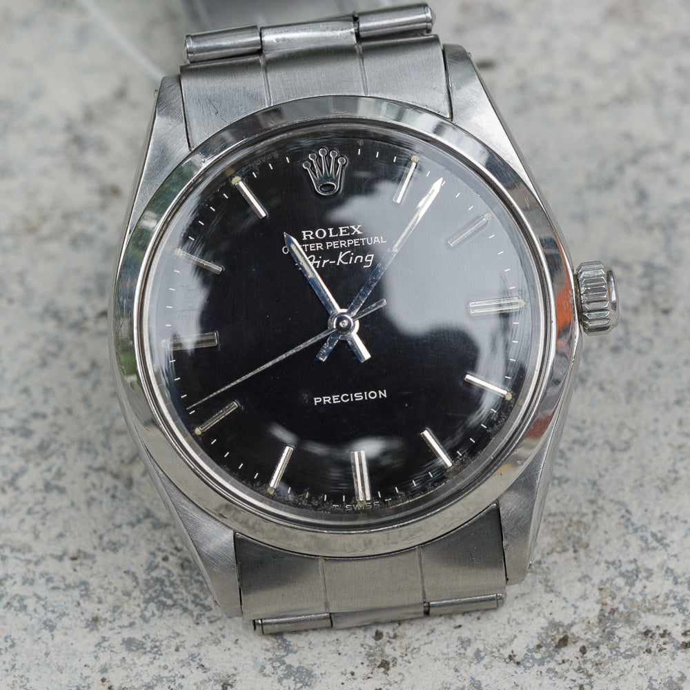 ROLEX Air-King Ref.5500 Glossy Black Glit Dial