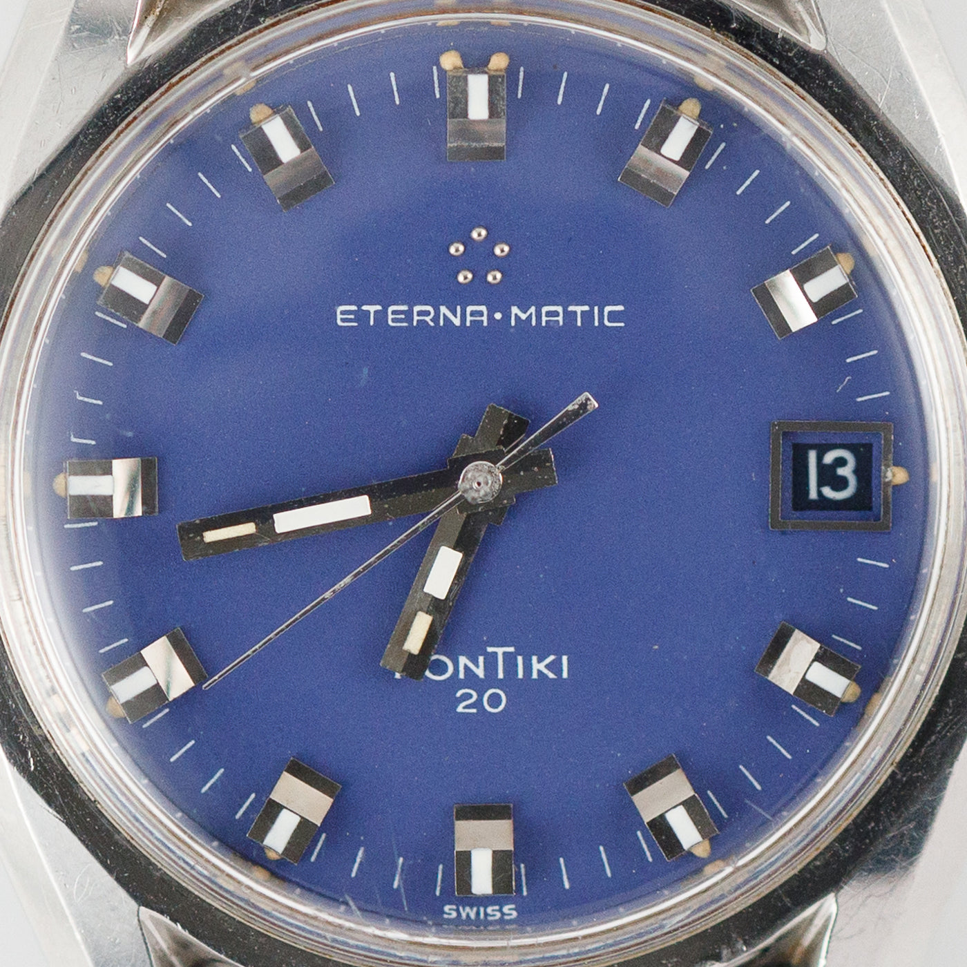 ETERNA KonTiki 20 Ref.130FTT Salvia Blue Dial – TIMEANAGRAM