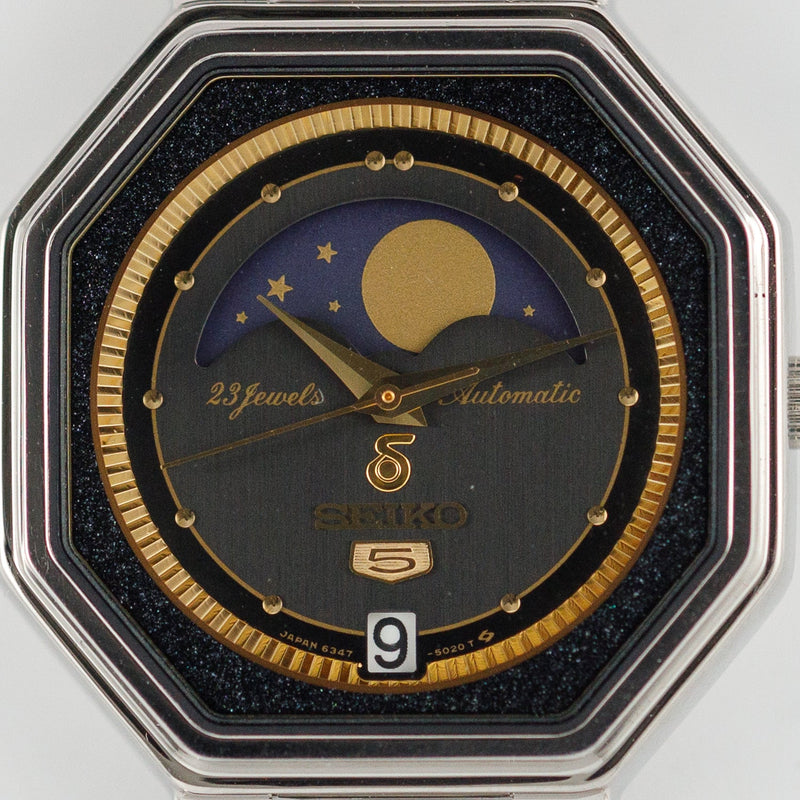 SEIKO5 ルナカレンダー 6347-5000 ムーンフェイズ - 腕時計(アナログ)