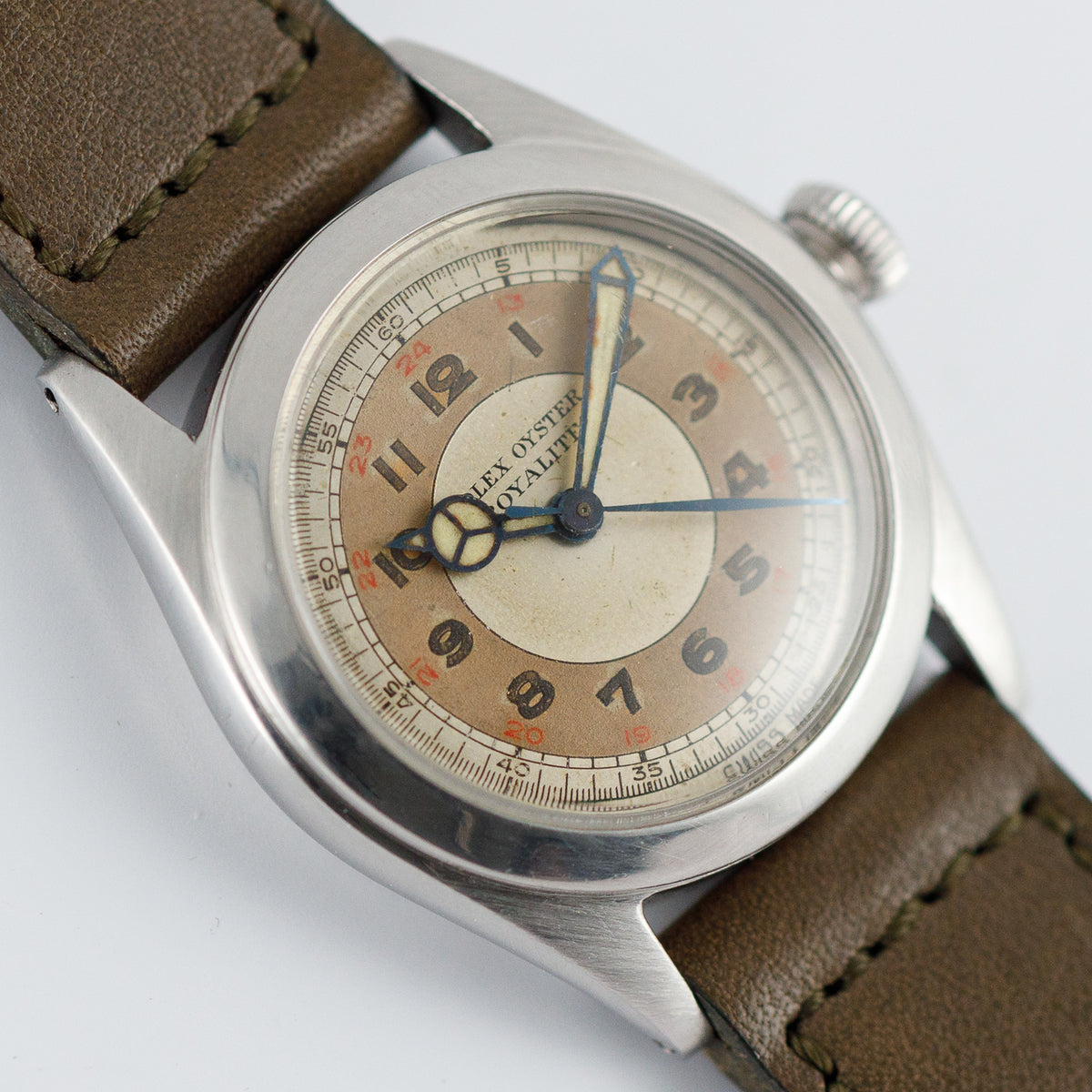 ROLEX OYSTER ROYALITE Ref.4220 Two Tone military Dial