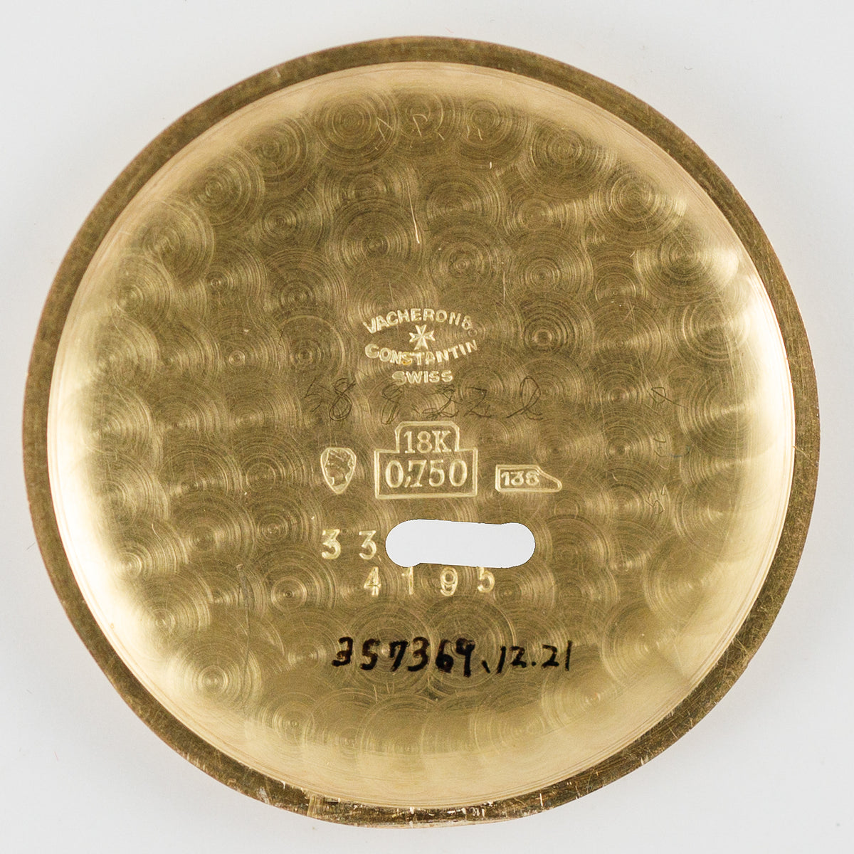 VACHERON & CONSTANTIN Ref.4195  Guilloche Dial