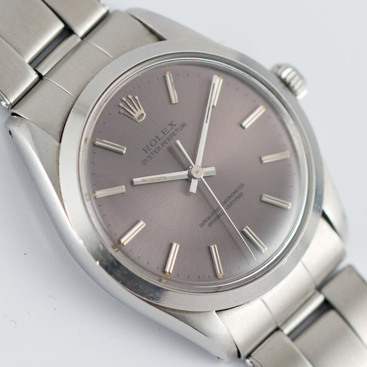 ROLEX OYSTER PERPETUAL Ref.1002 Purple Dial